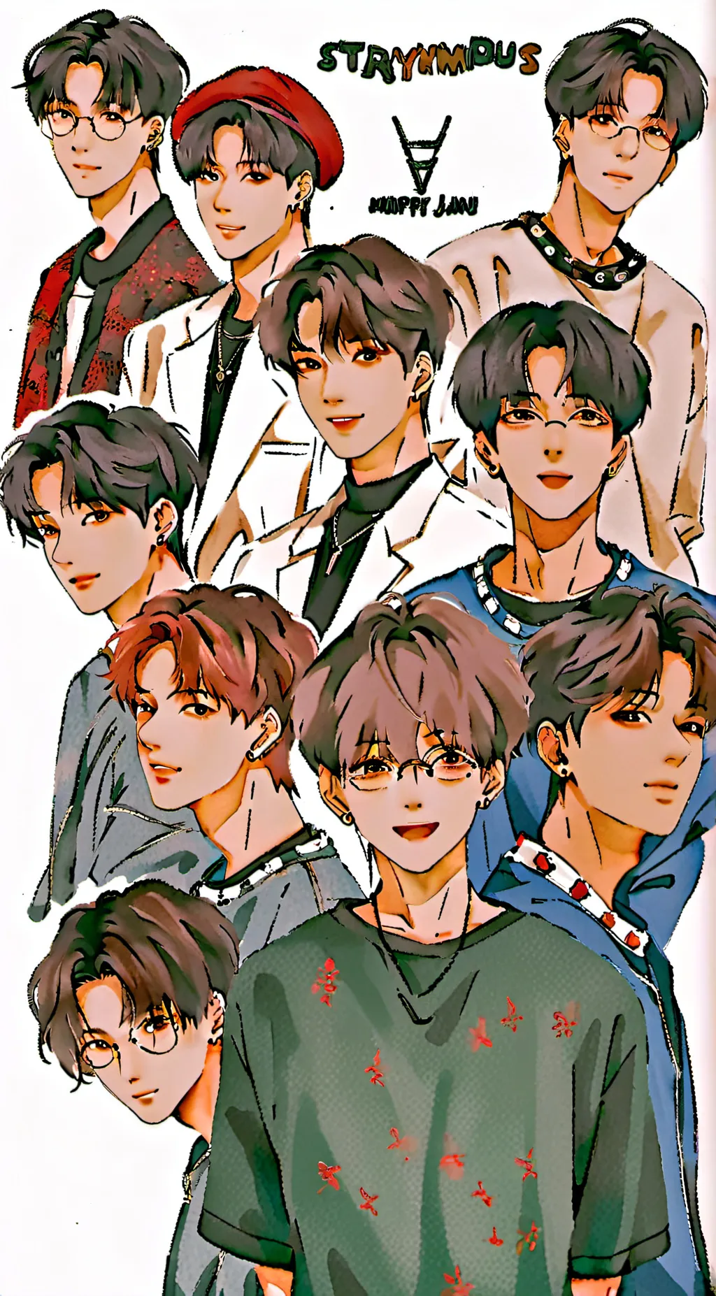 ai character: Skz background