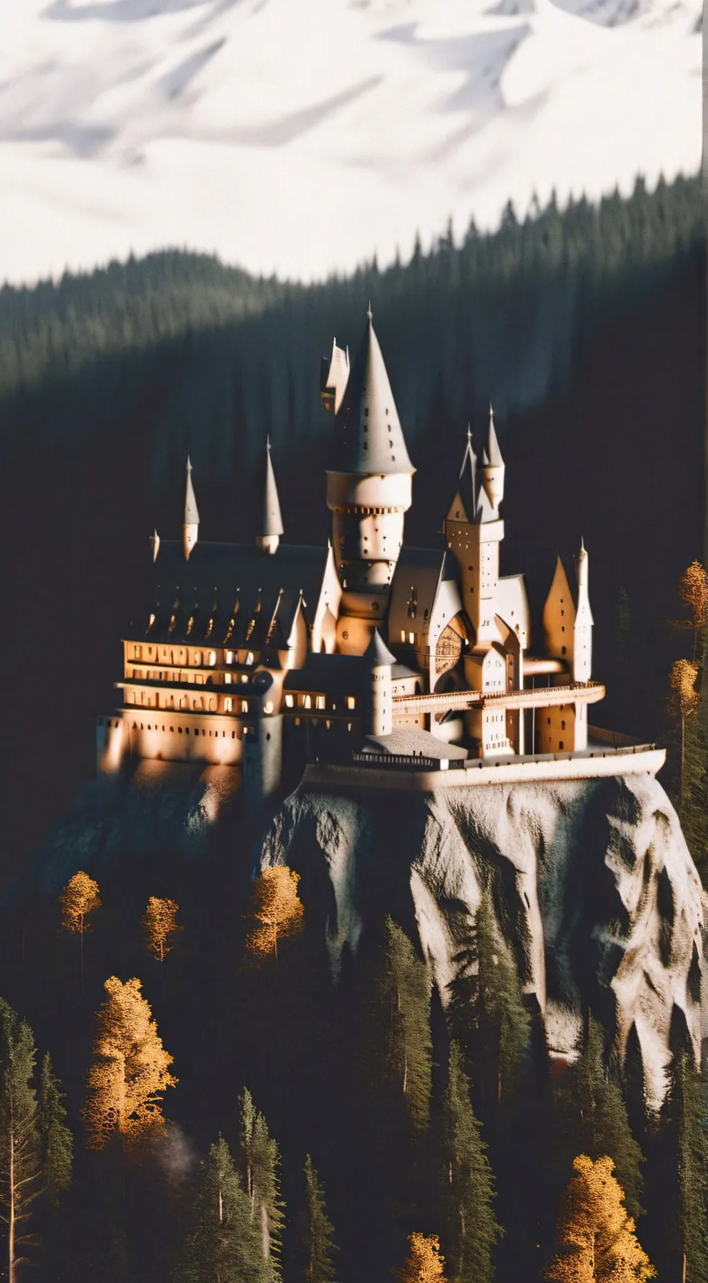 ai character: Hogwarts  background