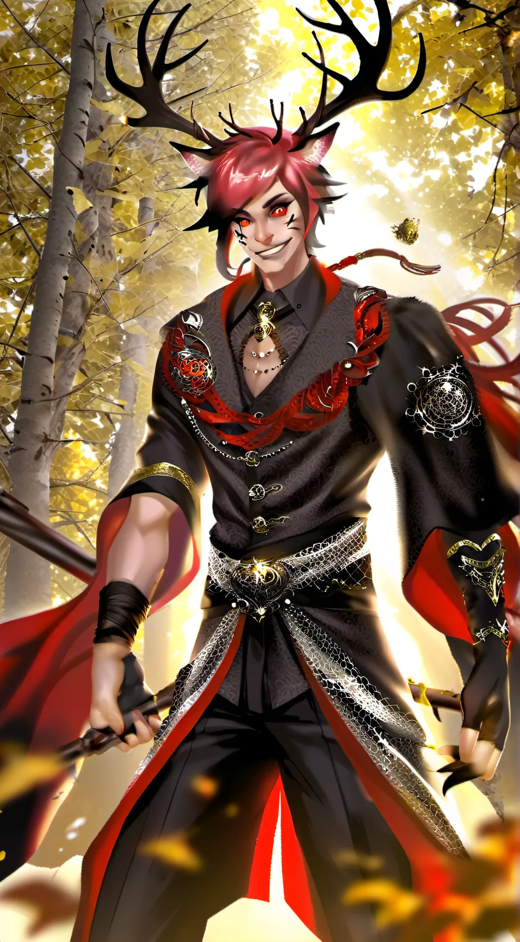 ai character: Alastor/radiodemon background