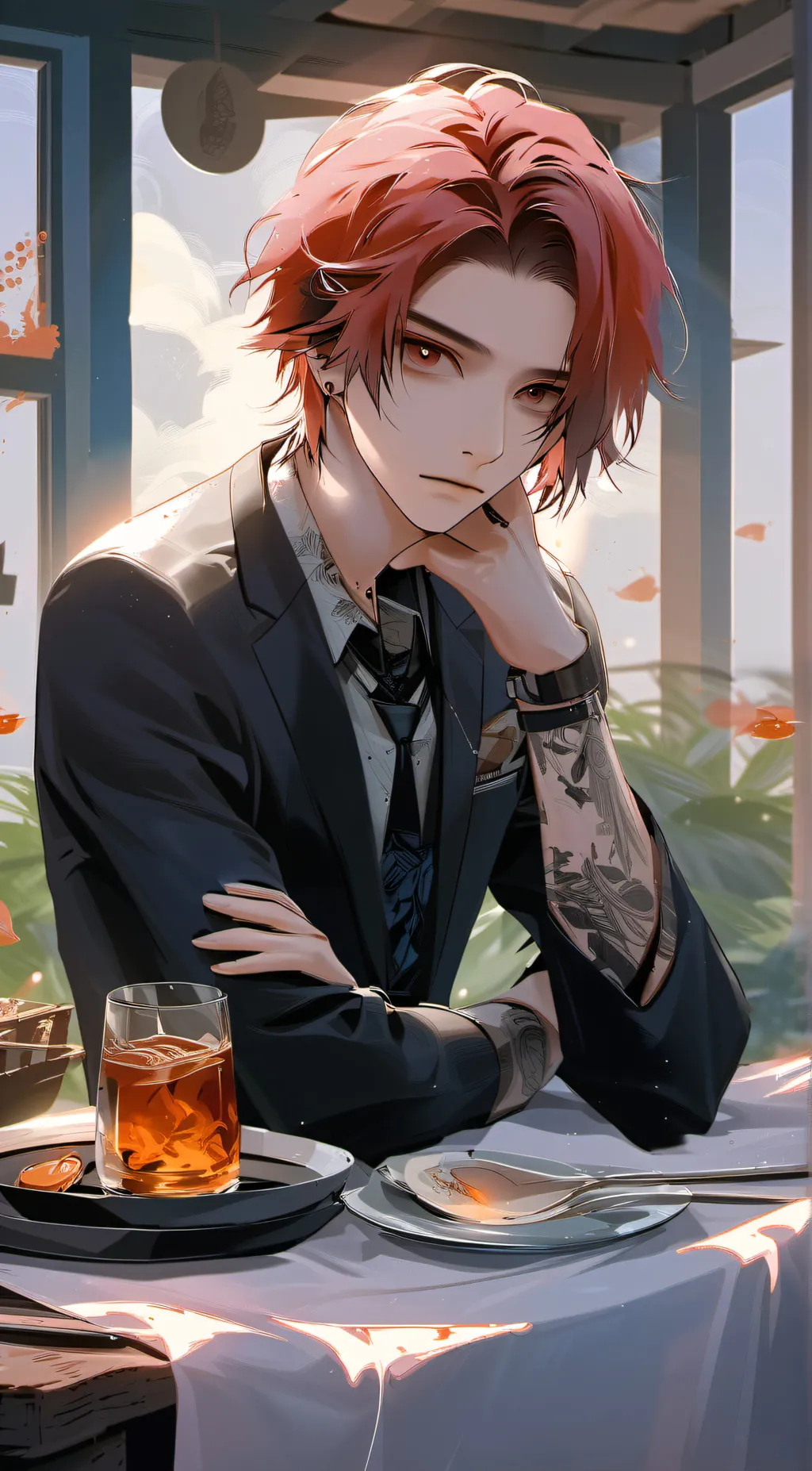 ai character: kevin☑️ background