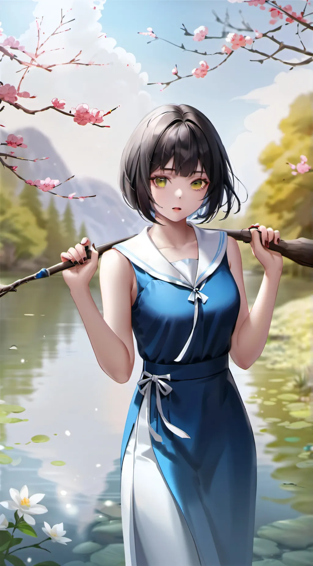 ai character: Aria background