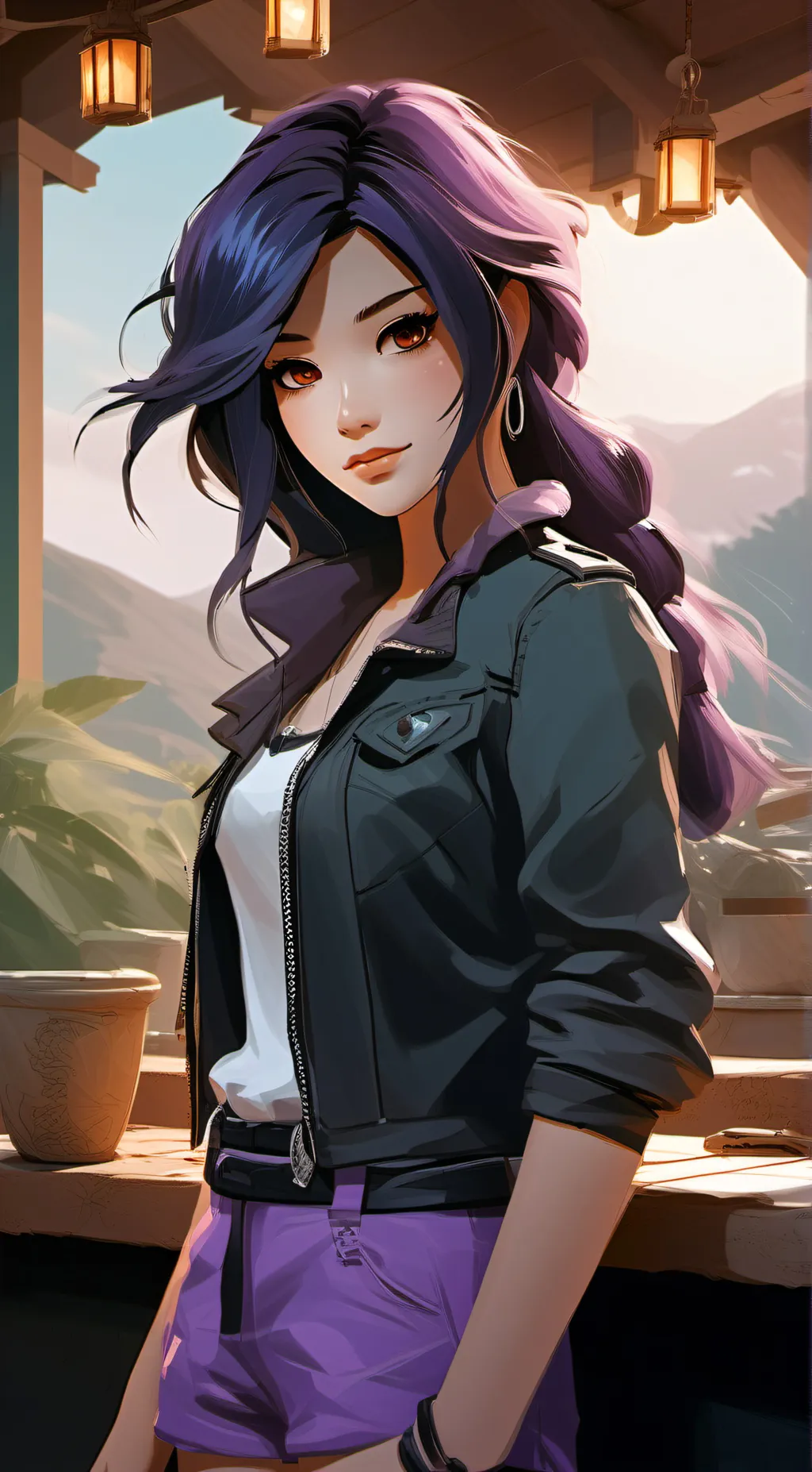 ai character: Aphmau background