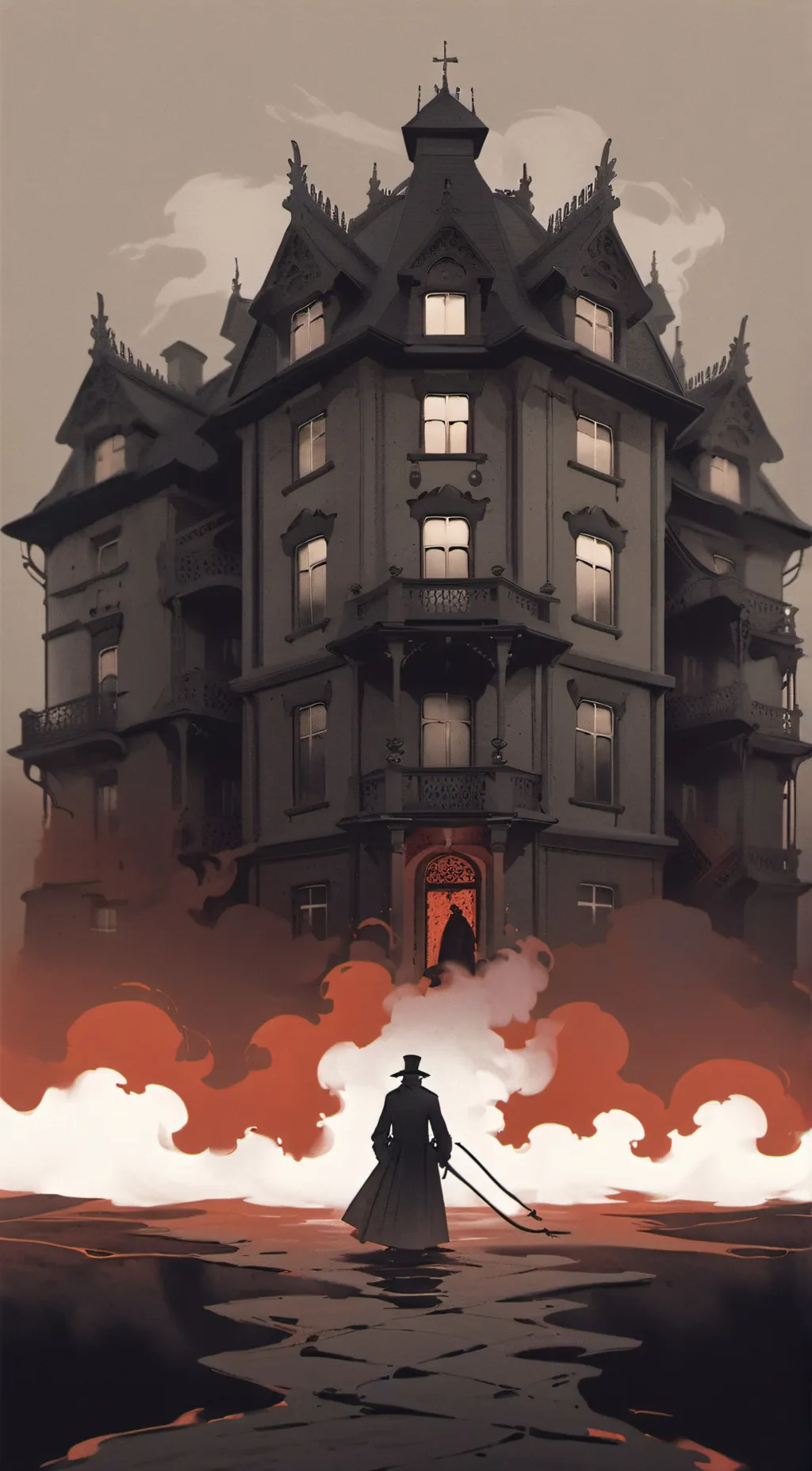 ai character: HH/Hazbin  background