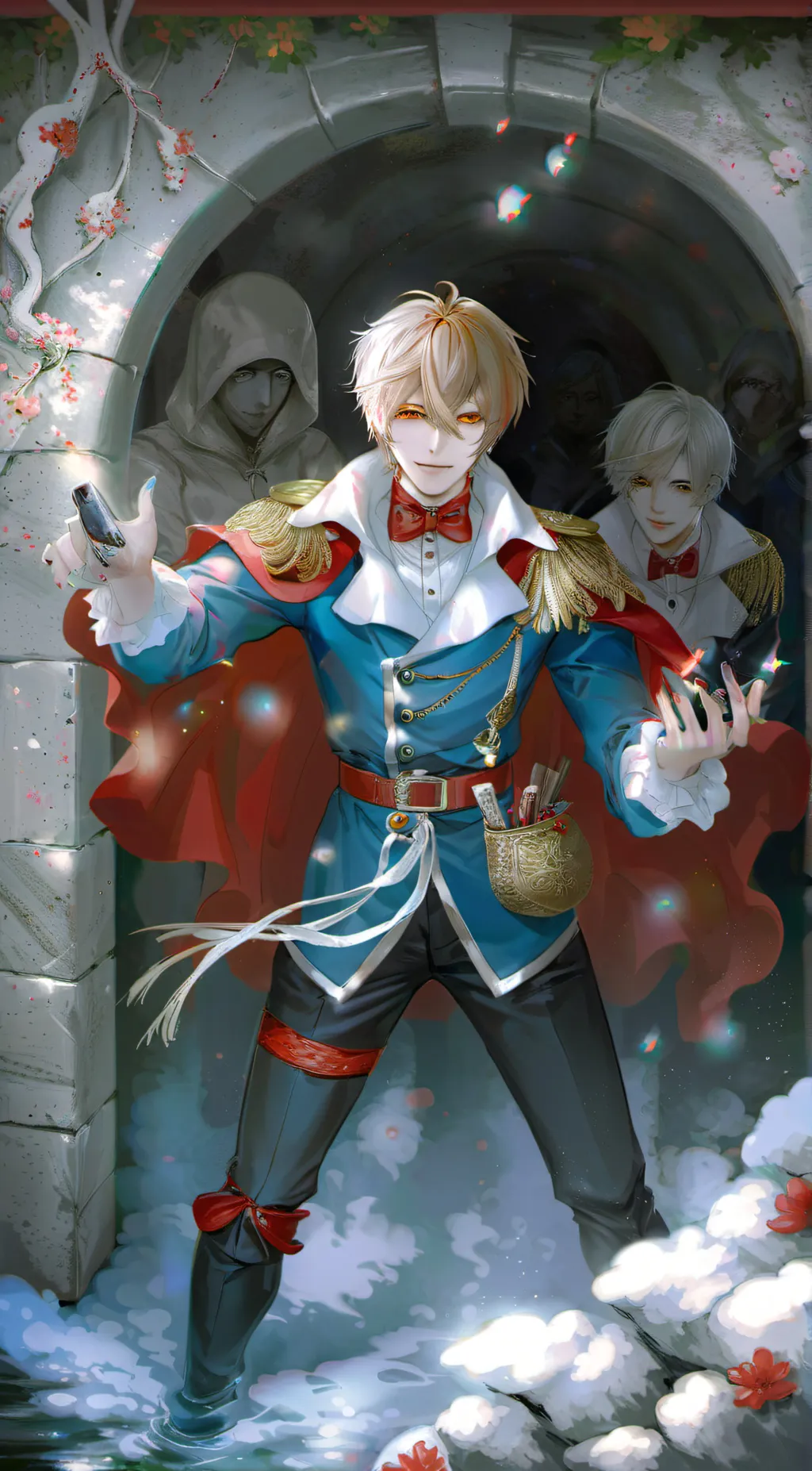 ai character: A unexpected visit background