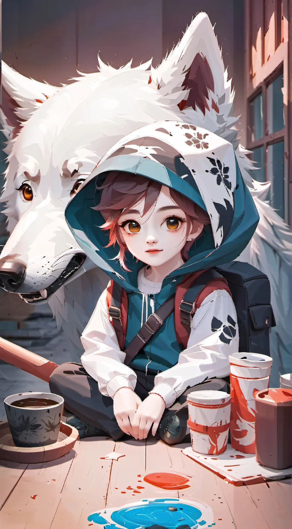 ai character: rosey and willow  background