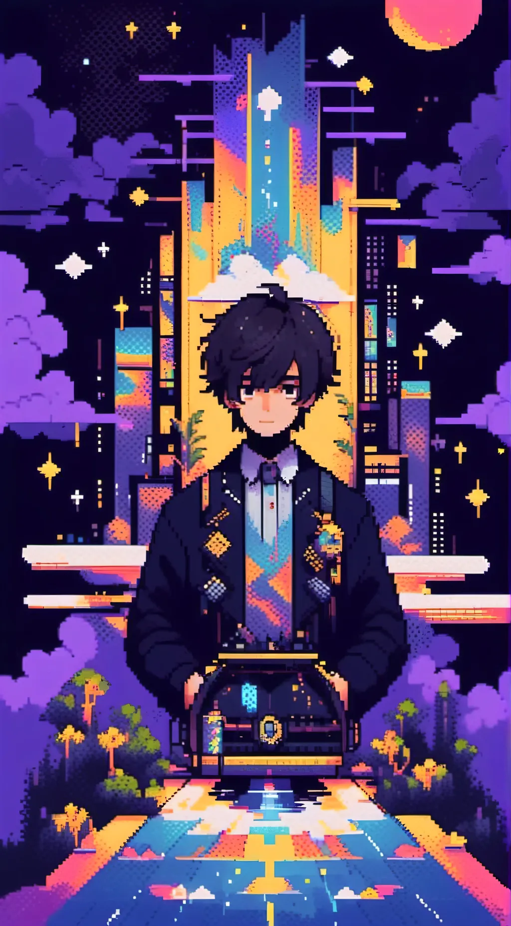 ai character: Hero background