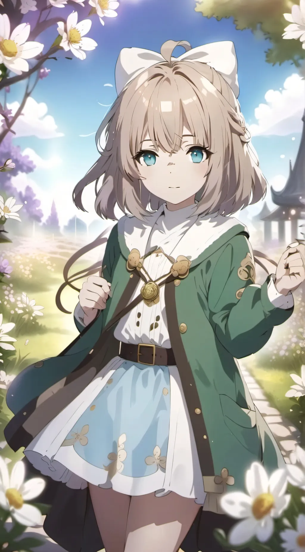 ai character: Ashley  background