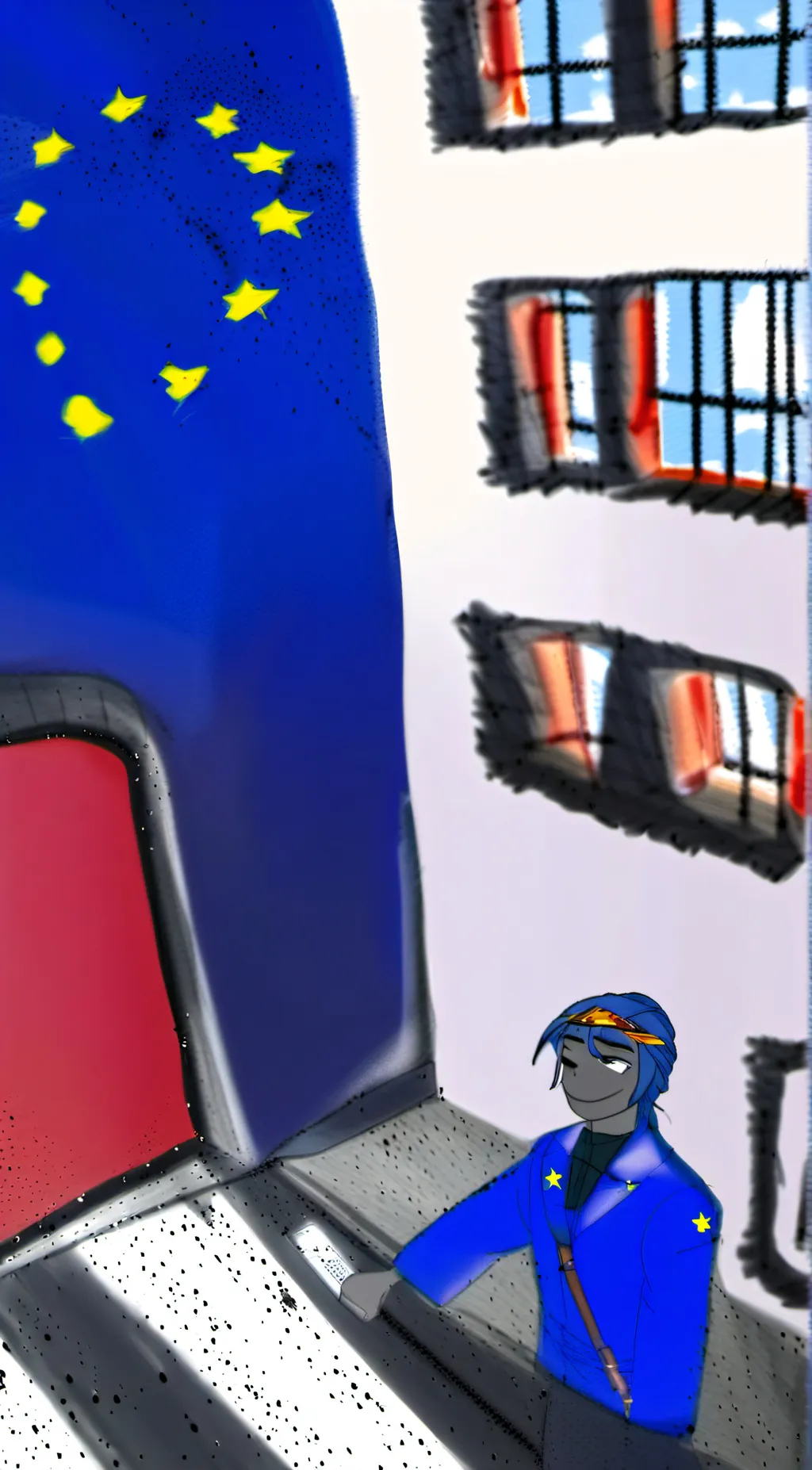 ai character: CH Europe  background