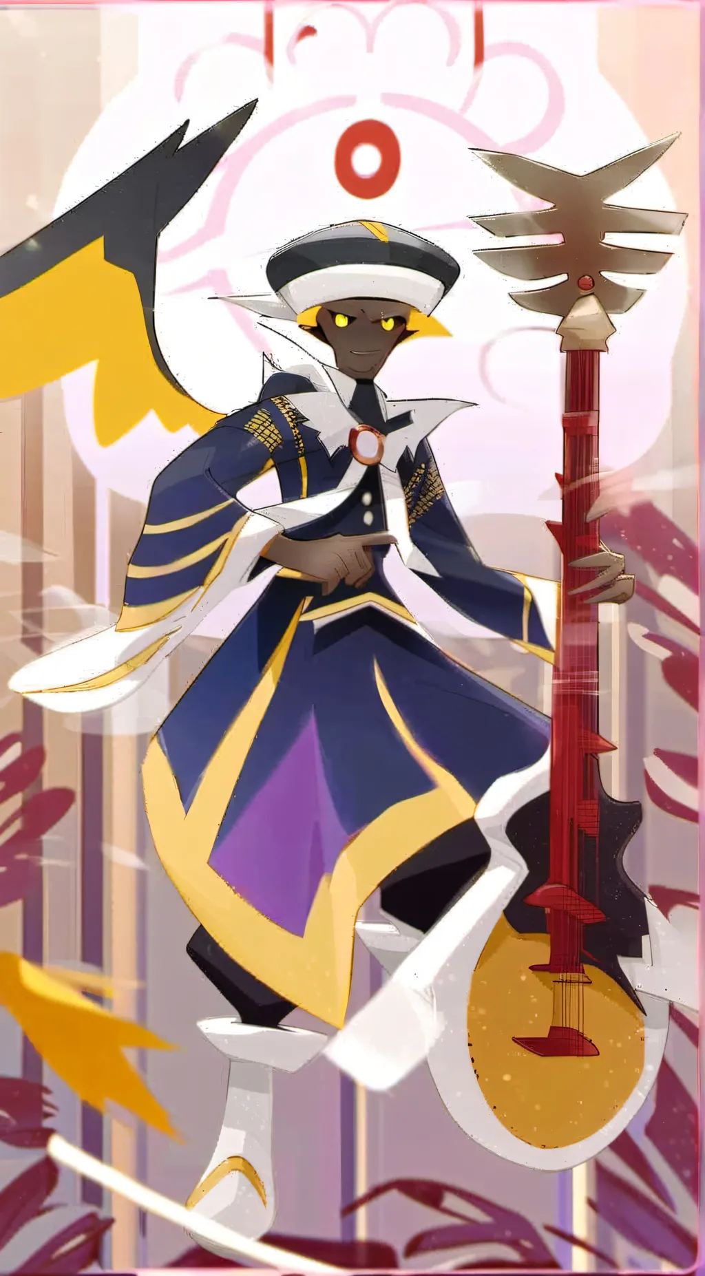 ai character: Adam  background