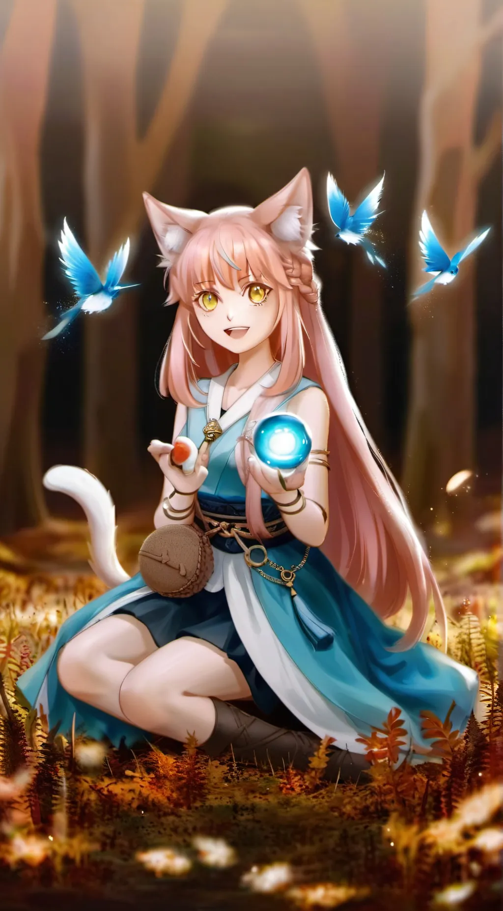 ai character: kanade  background