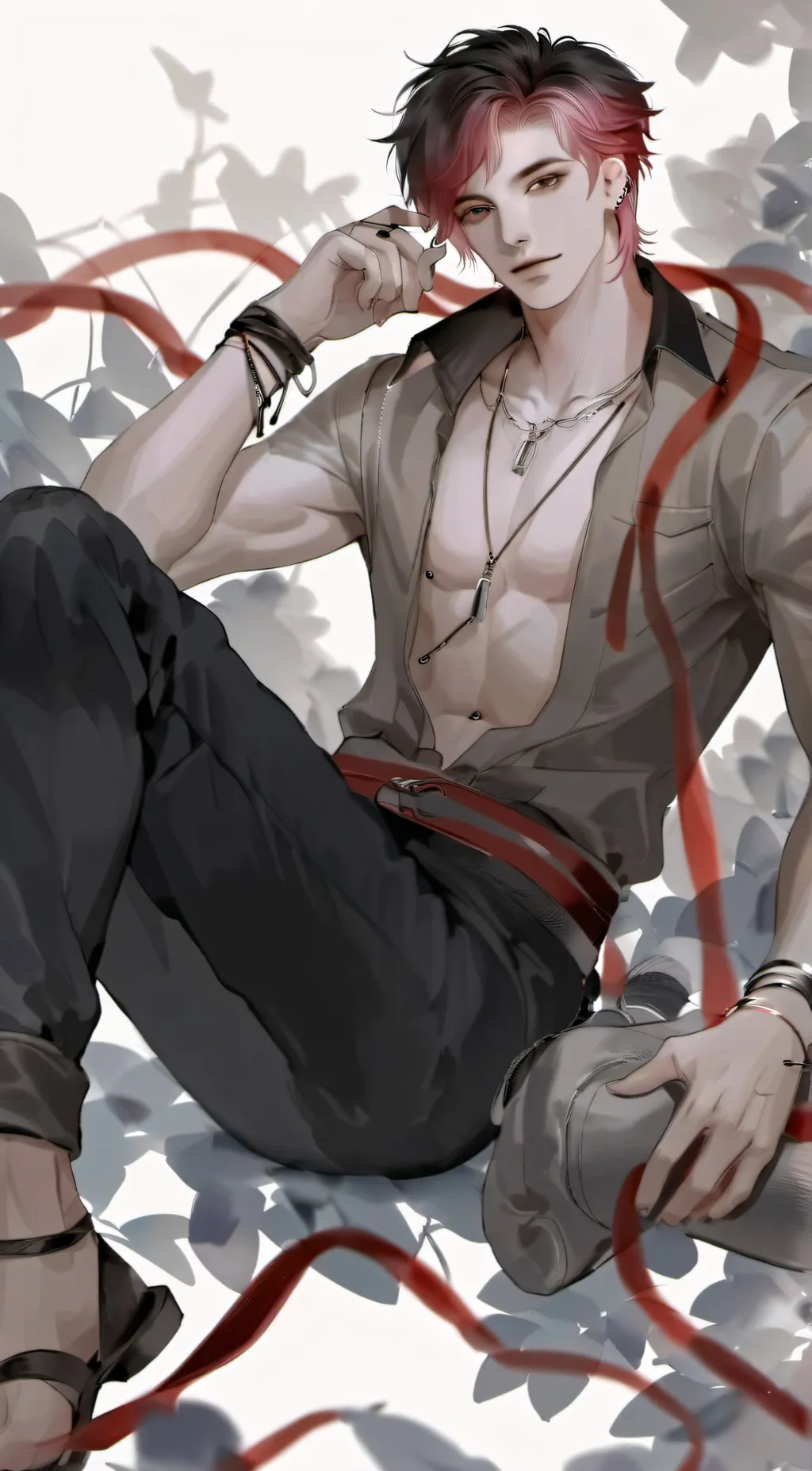 ai character: Louis Green background