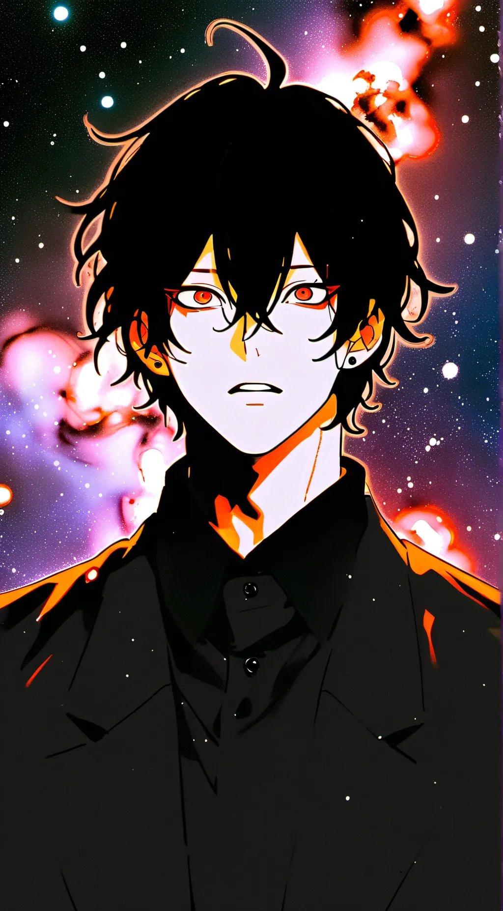ai character: Black York Madrid  background