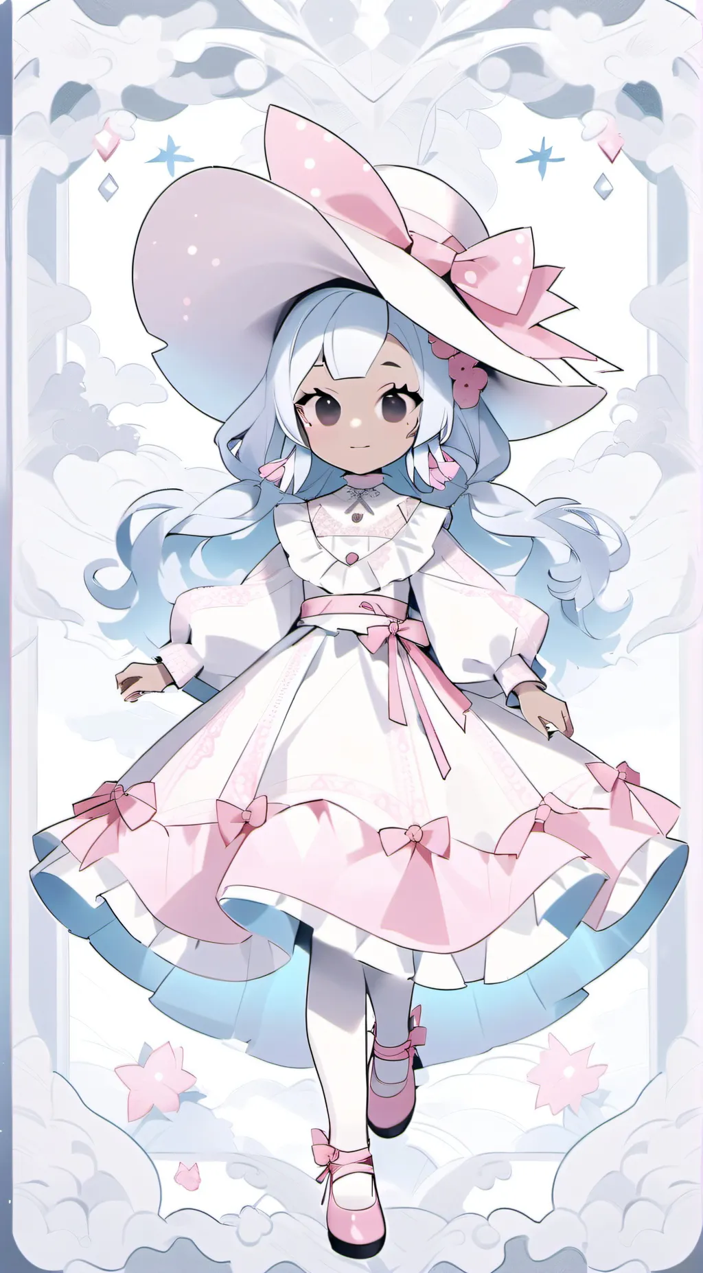 ai character: Blue family  background