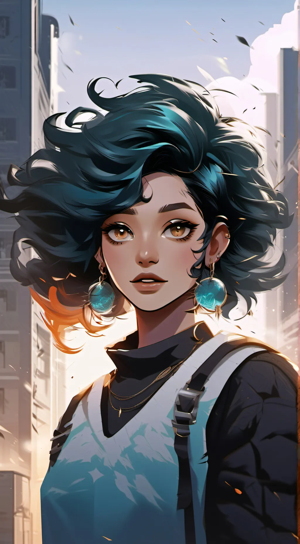 ai character: Celestia background