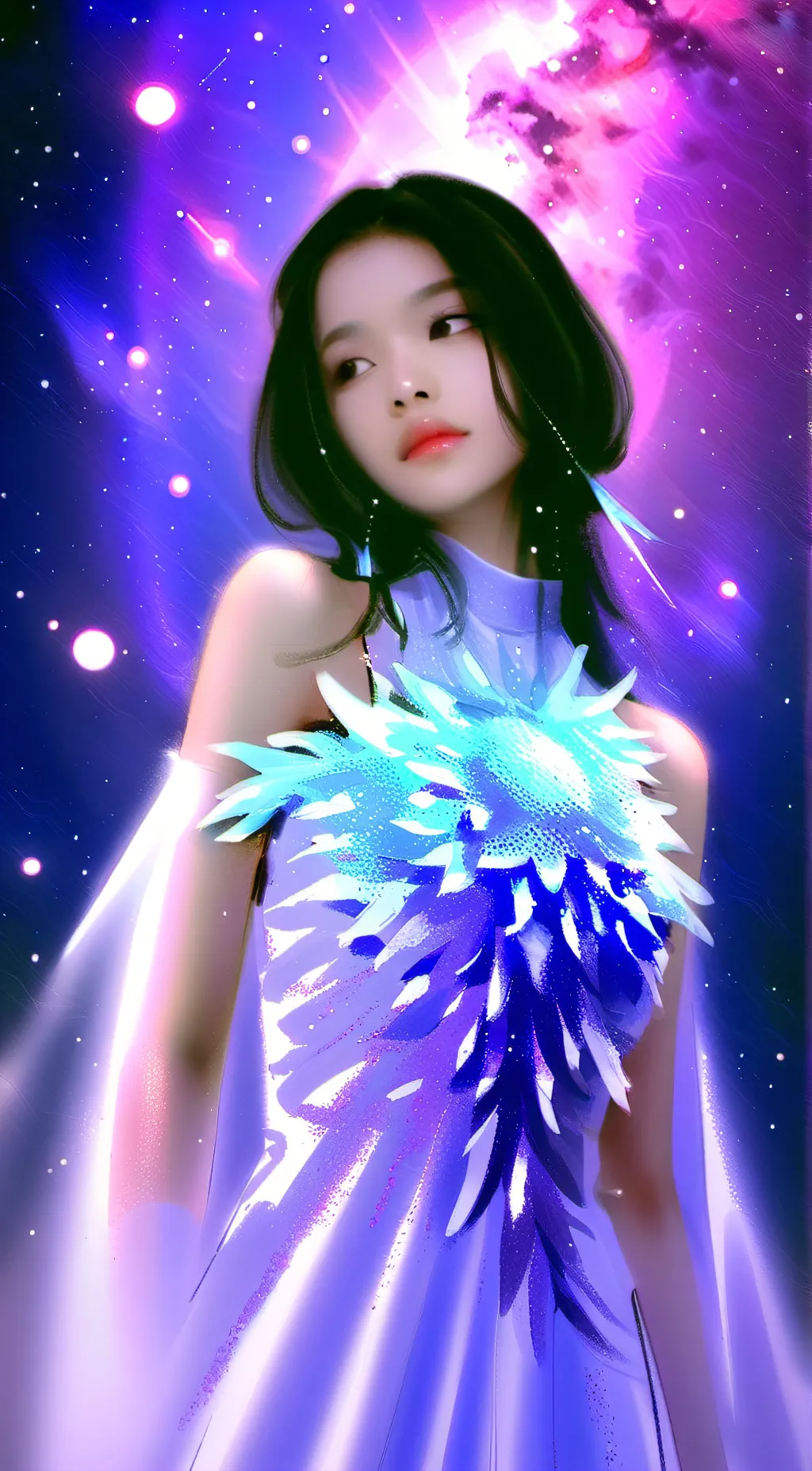 ai character: kambal planeta background