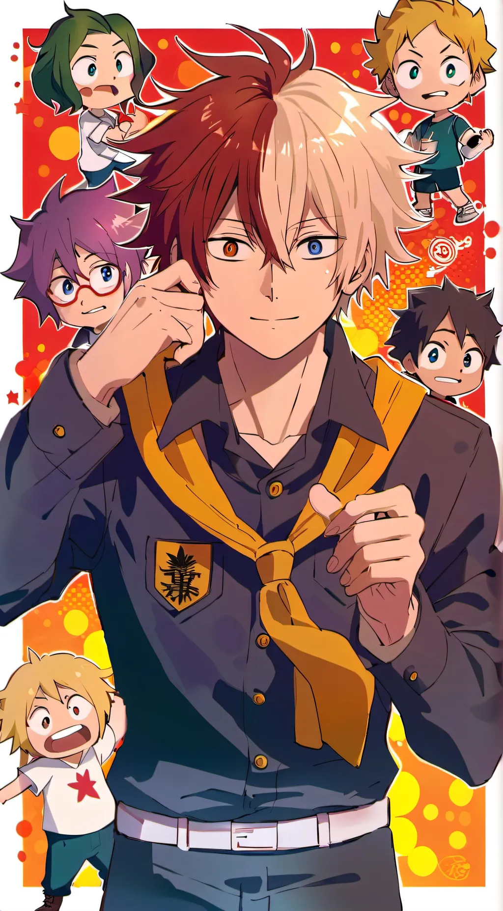 ai character: Class 1-A background