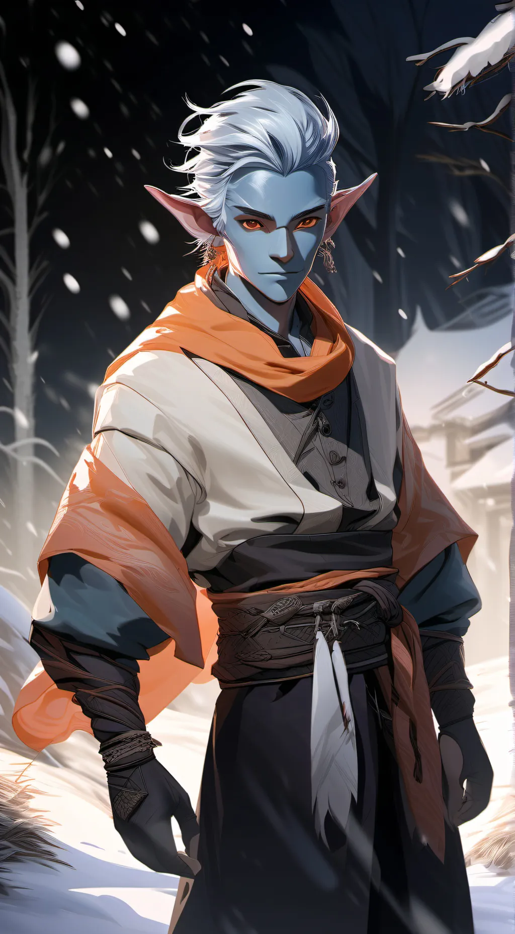 ai character: Ezra background