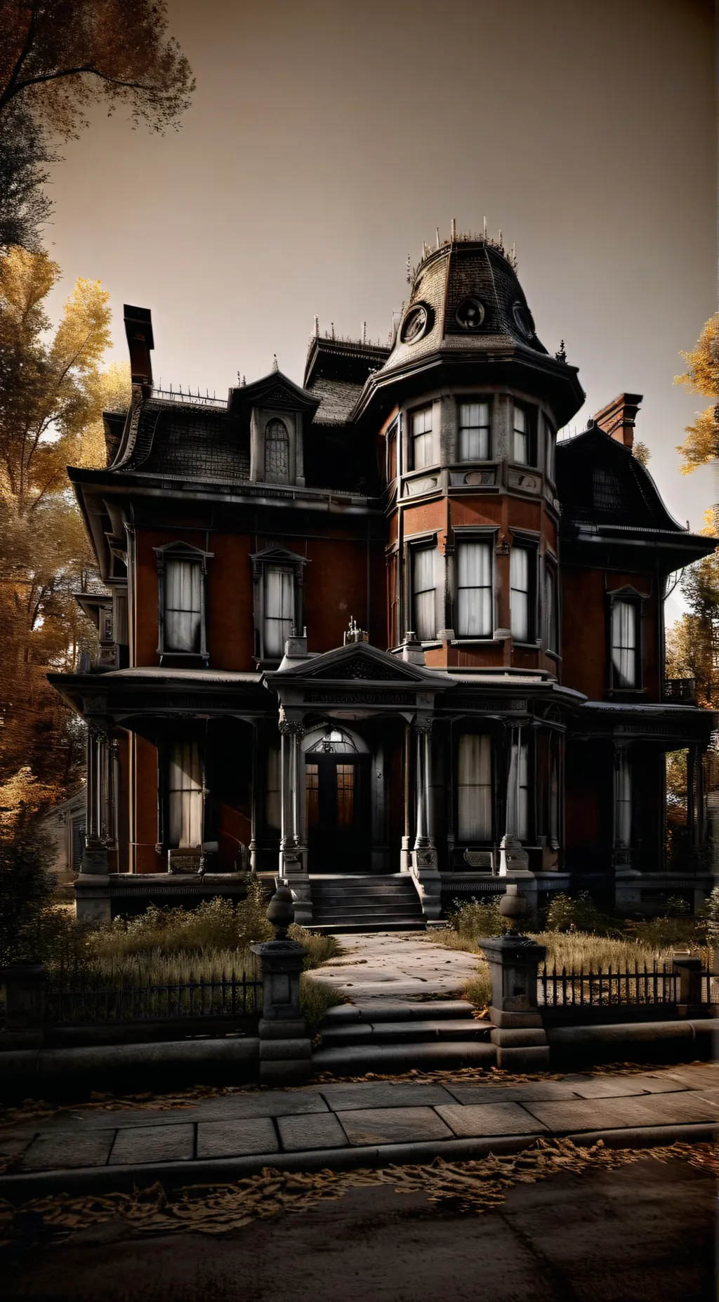 ai character: Slendrina's family background