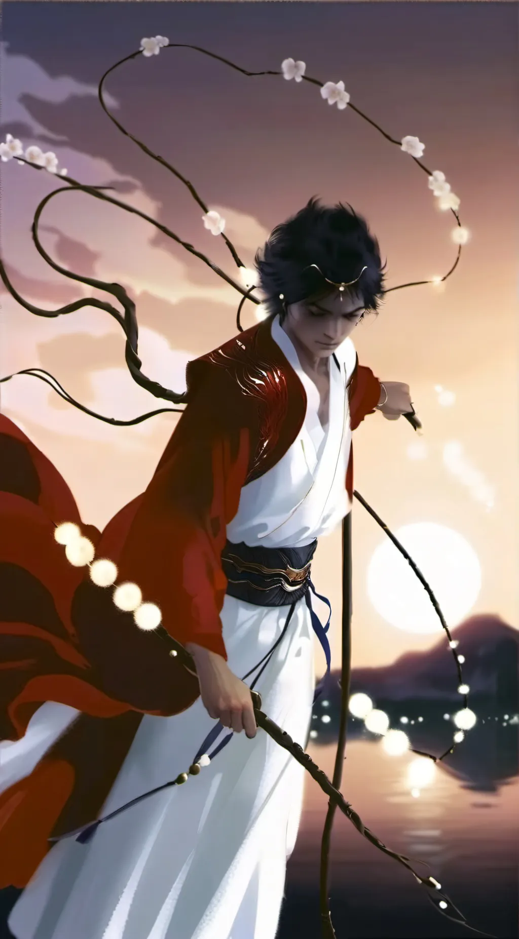 ai character: . ñøáh .  background