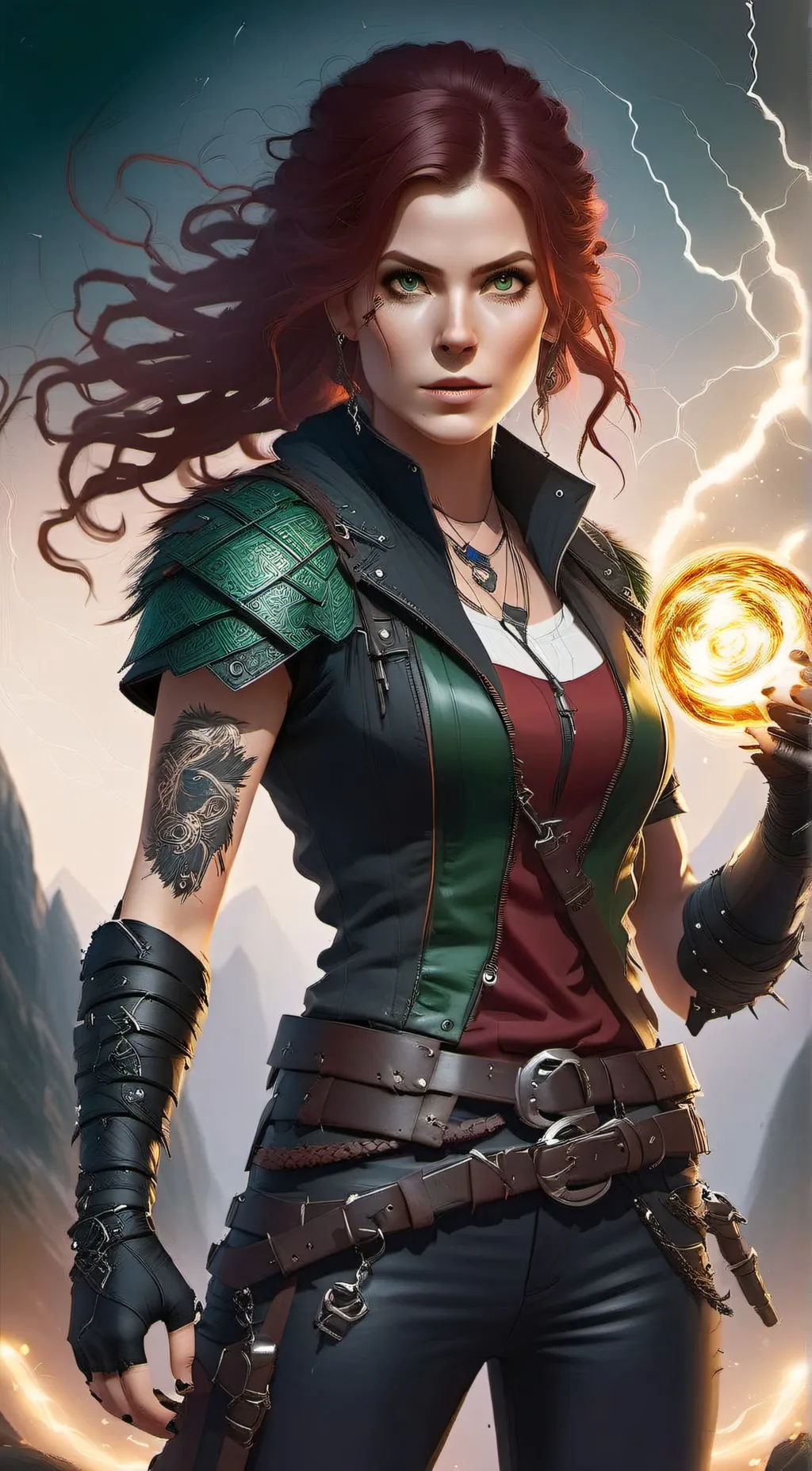 ai character: Erin Darklighter background