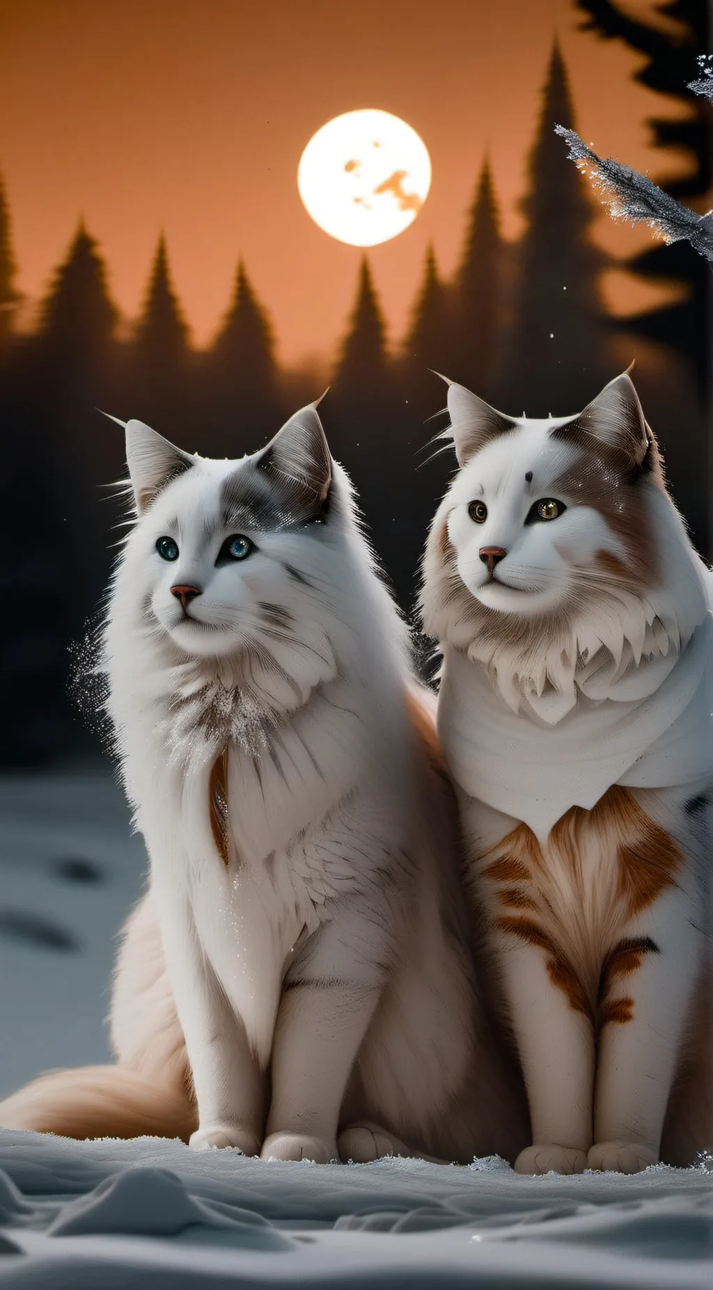 ai character: Cat family  background