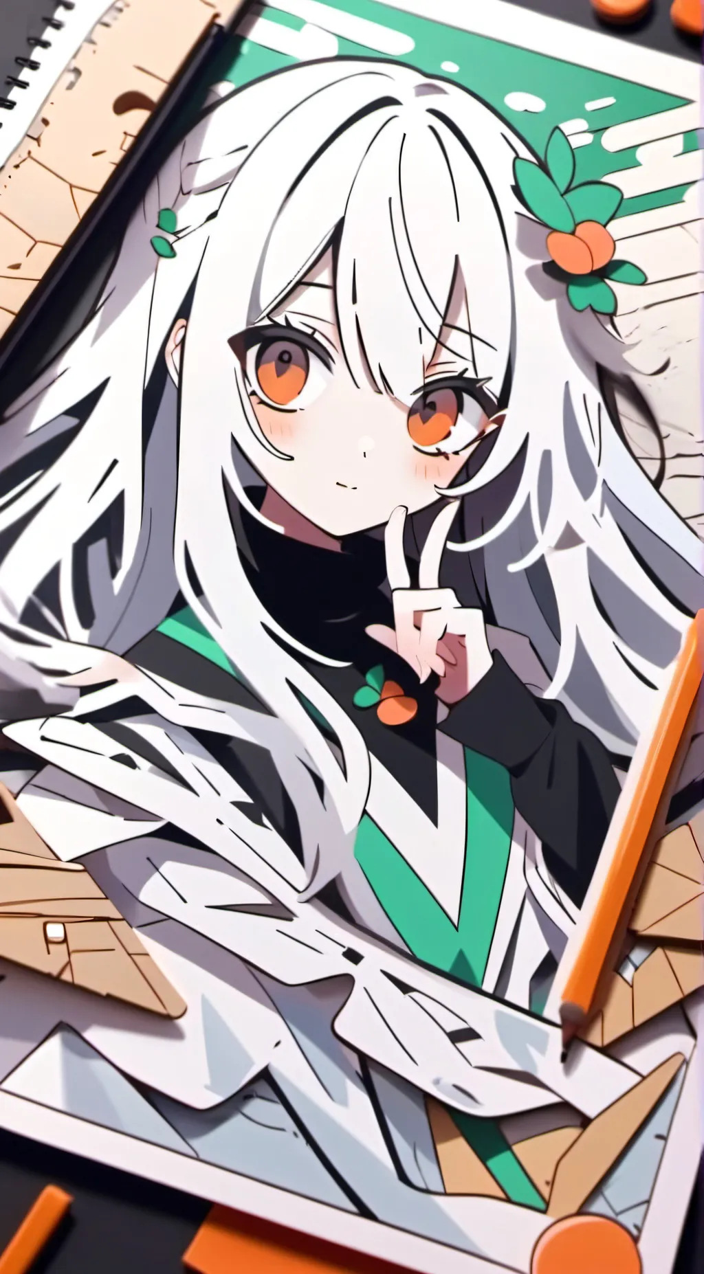 ai character: Aurora background