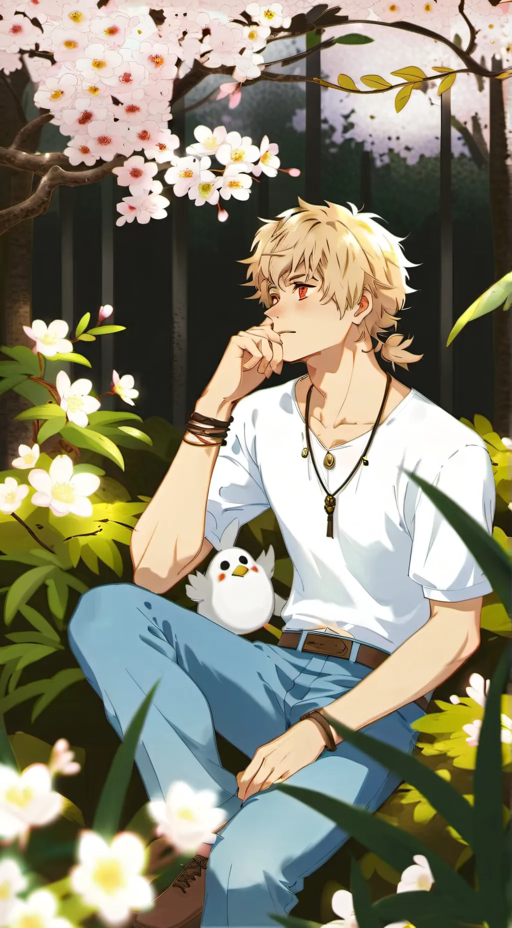 ai character: Bakugo background