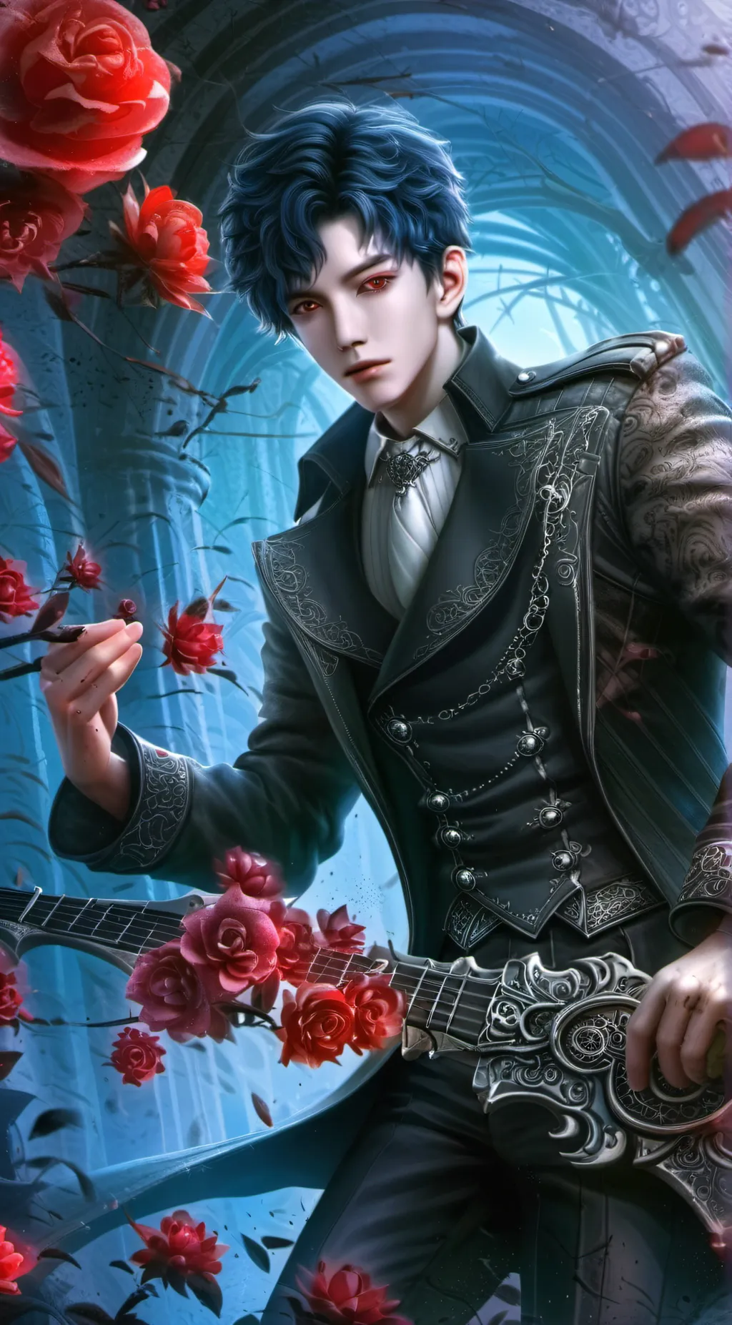 ai character: Leo background