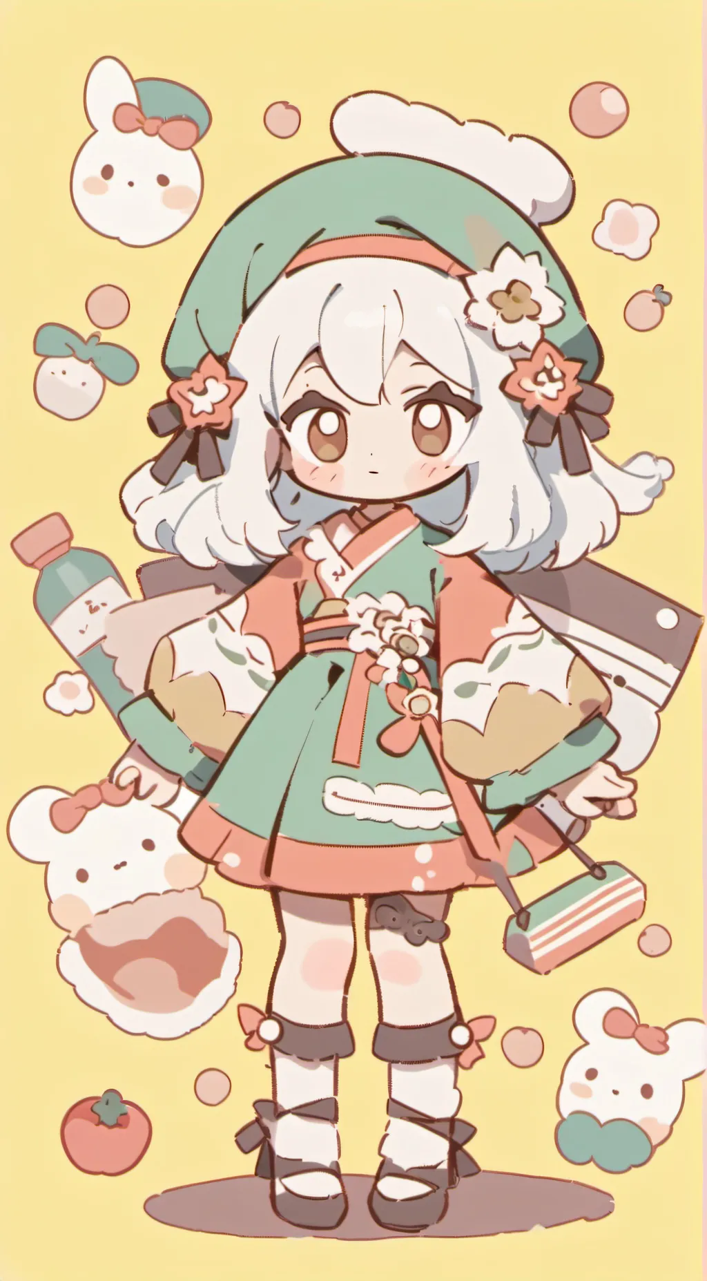 ai character: mora background