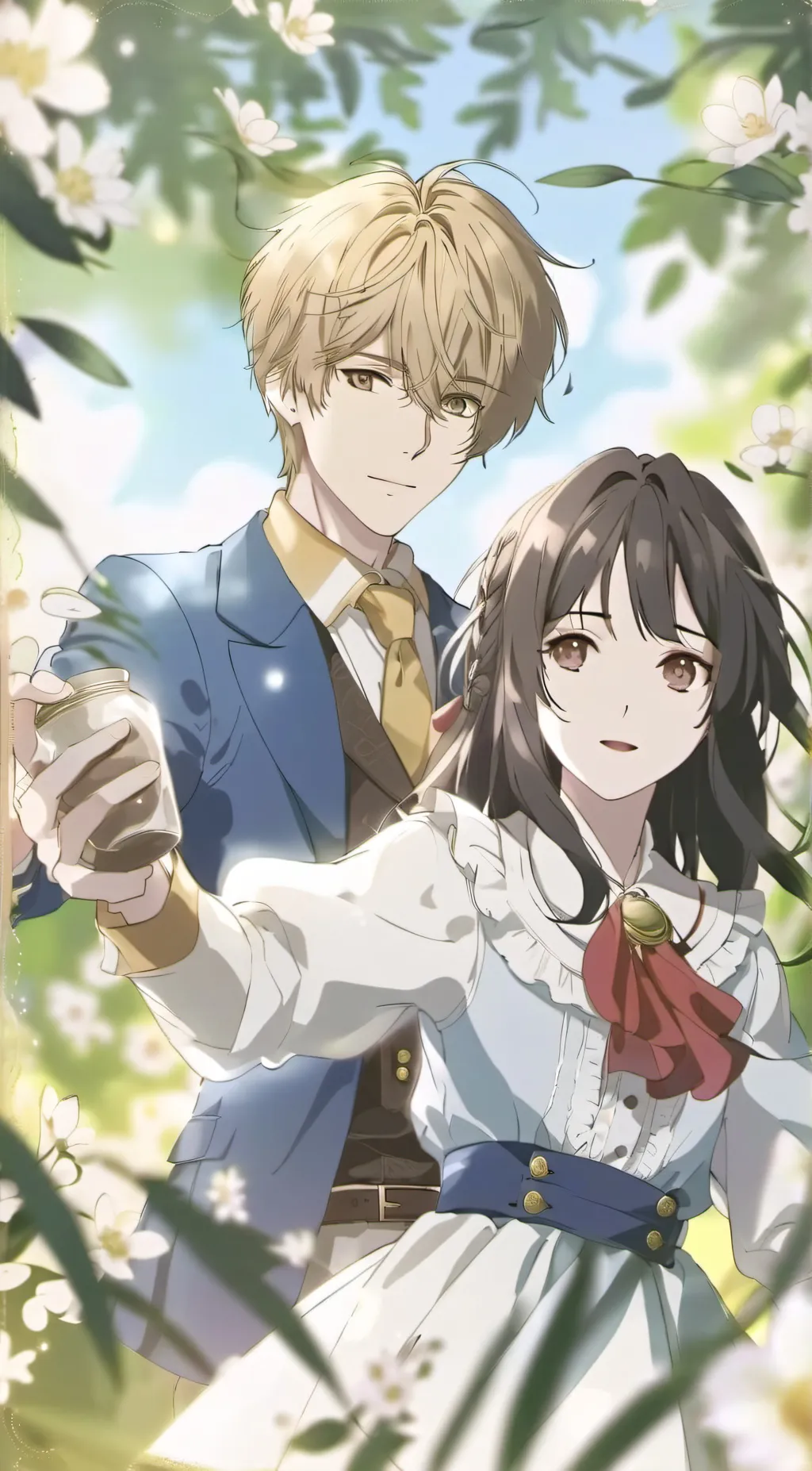 ai character: alex and bella background