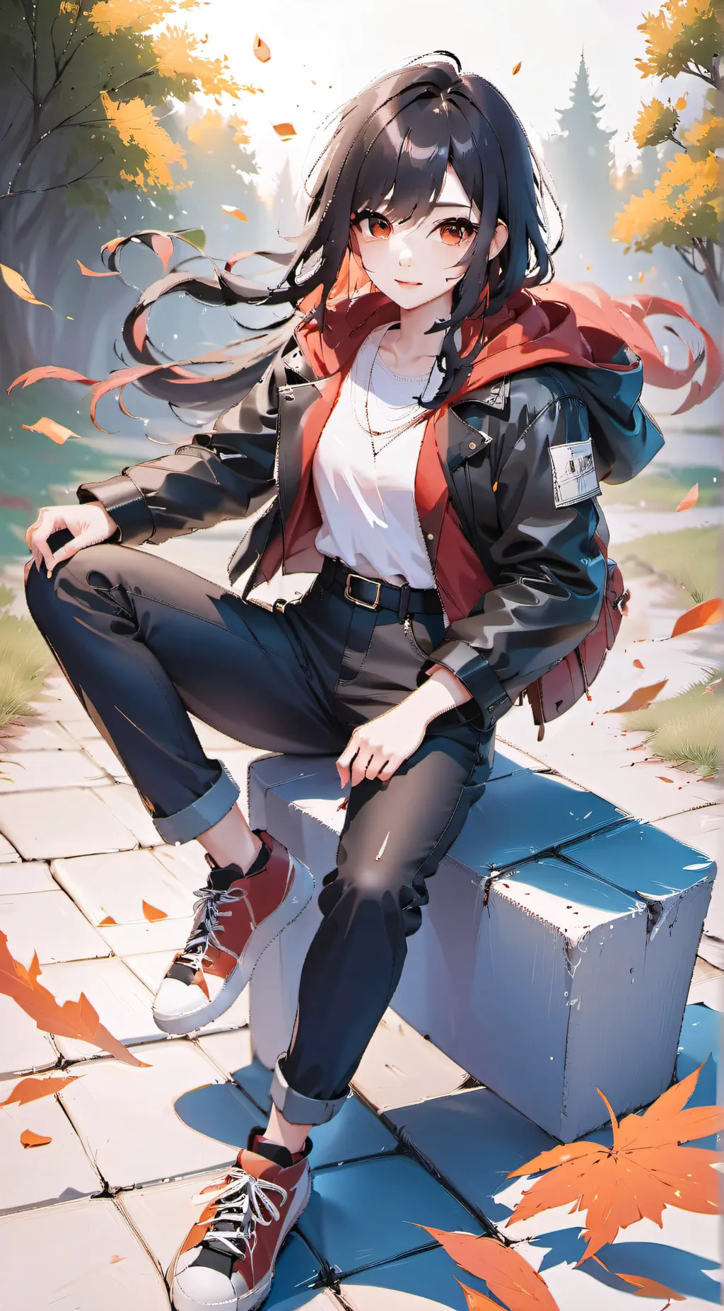 ai character: Avery Lake background