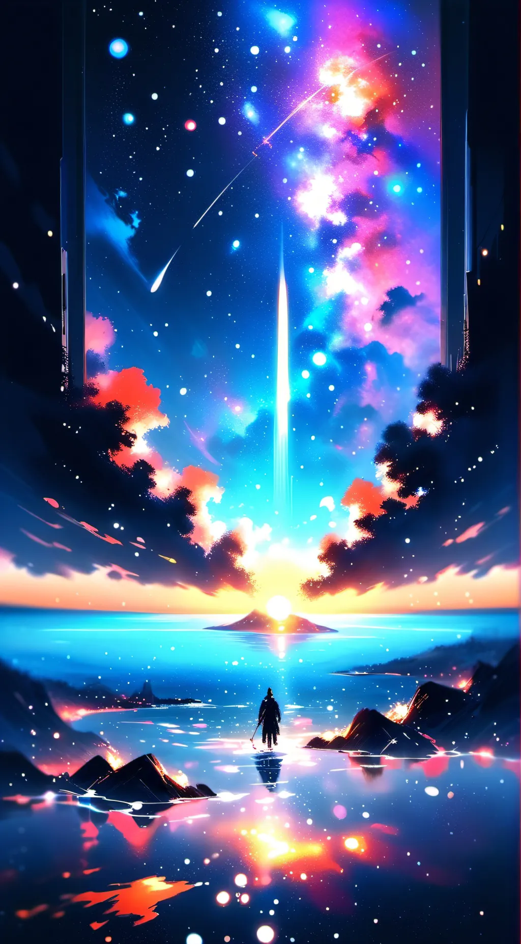 ai character: Valentino~ background