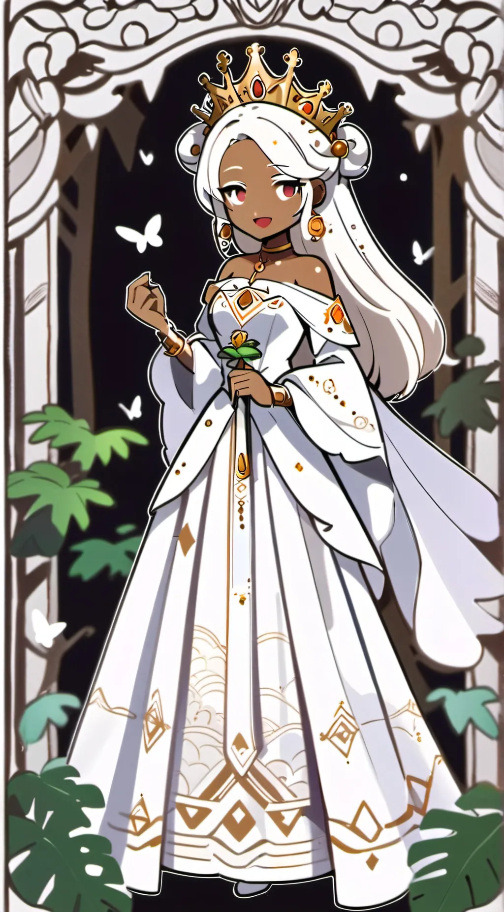 ai character: commercial background