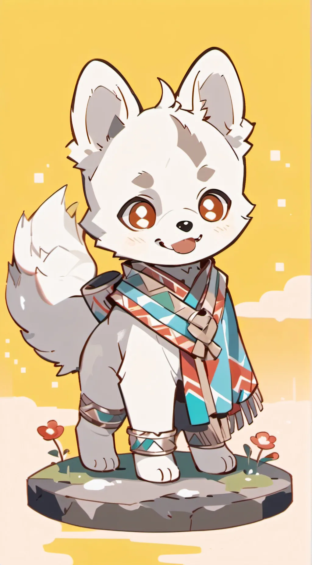 ai character: Лайка background