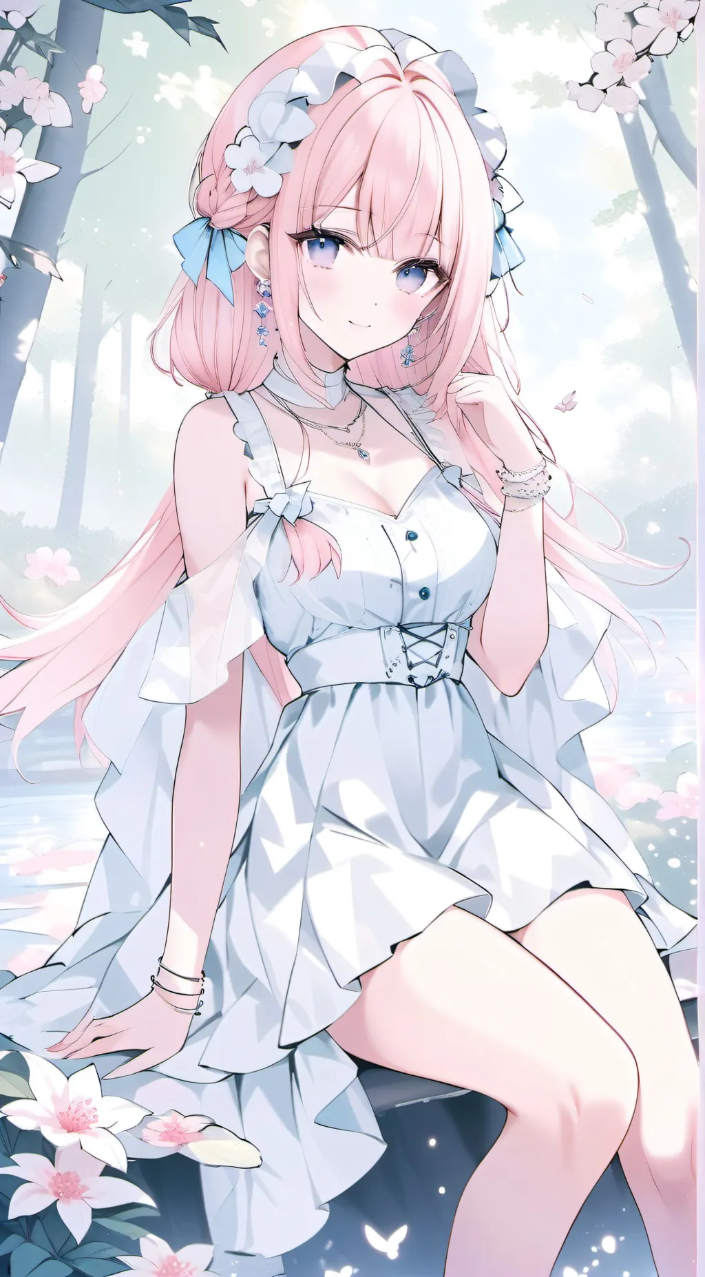 ai character: Betty Mimi Amy  background