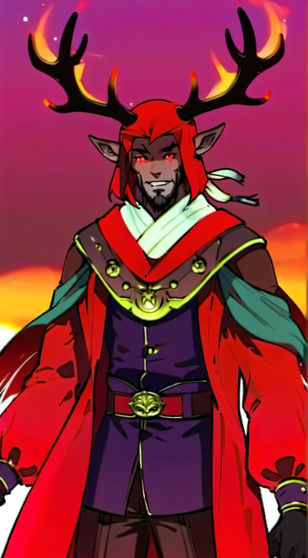 ai character: radiostatic background