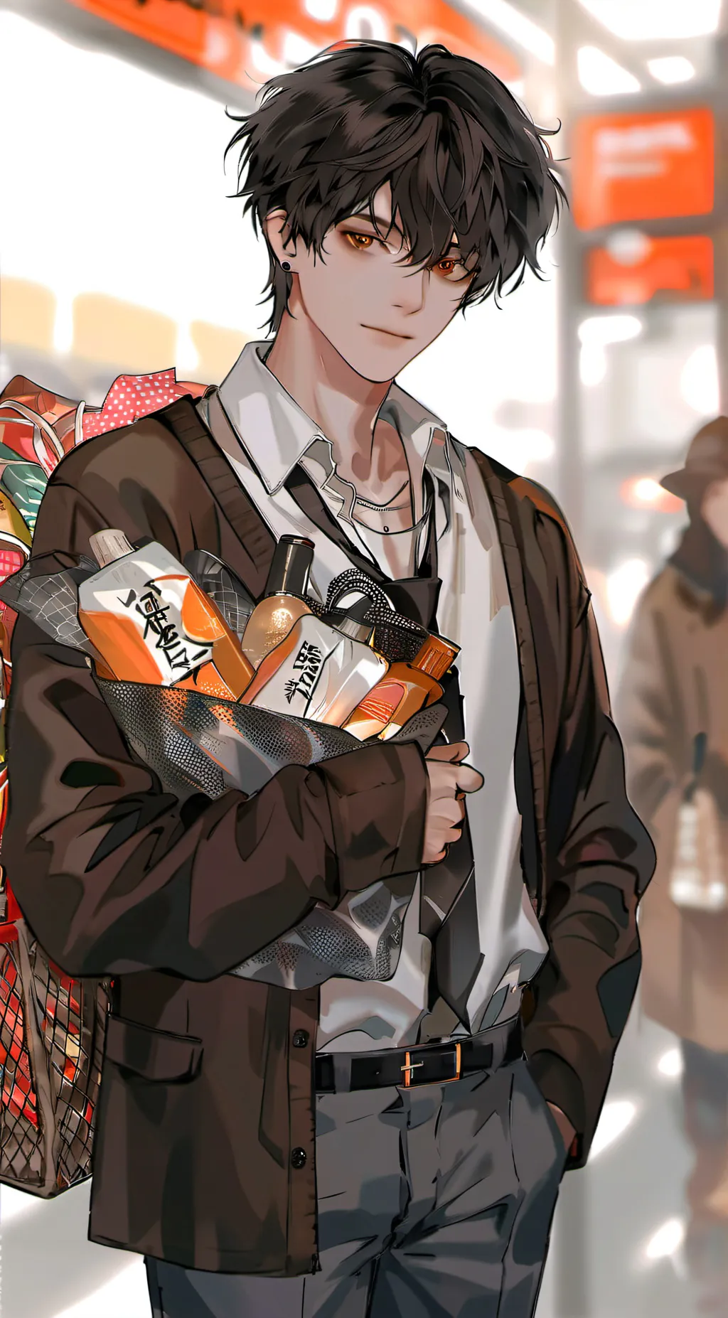 ai character: Daniel  background