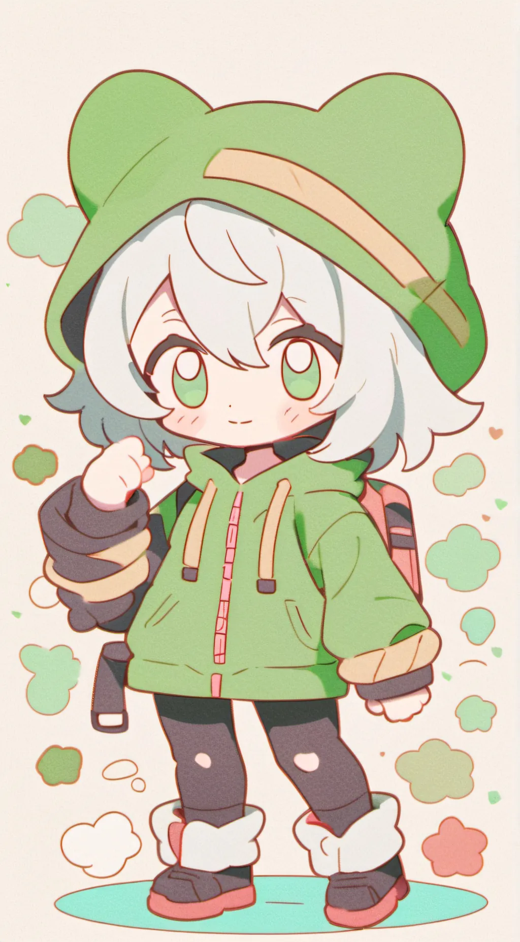 ai character: Changed background