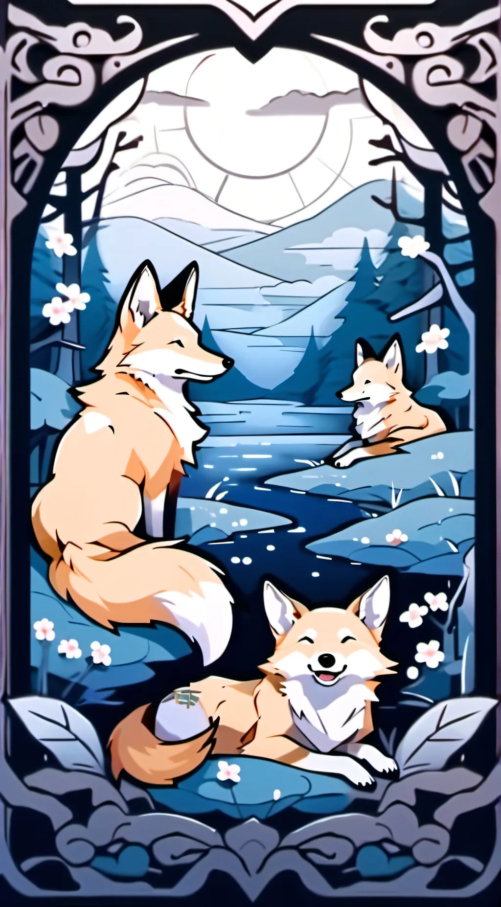 ai character: Fox territory  background