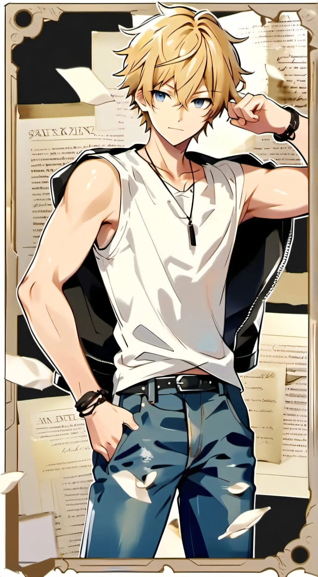 ai character: Ethan Rechapman background