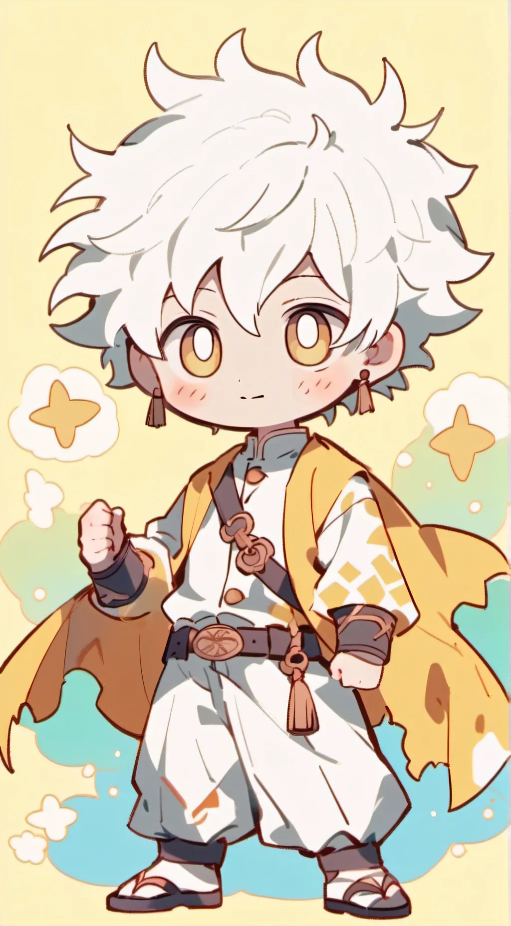 ai character: ethereal  background