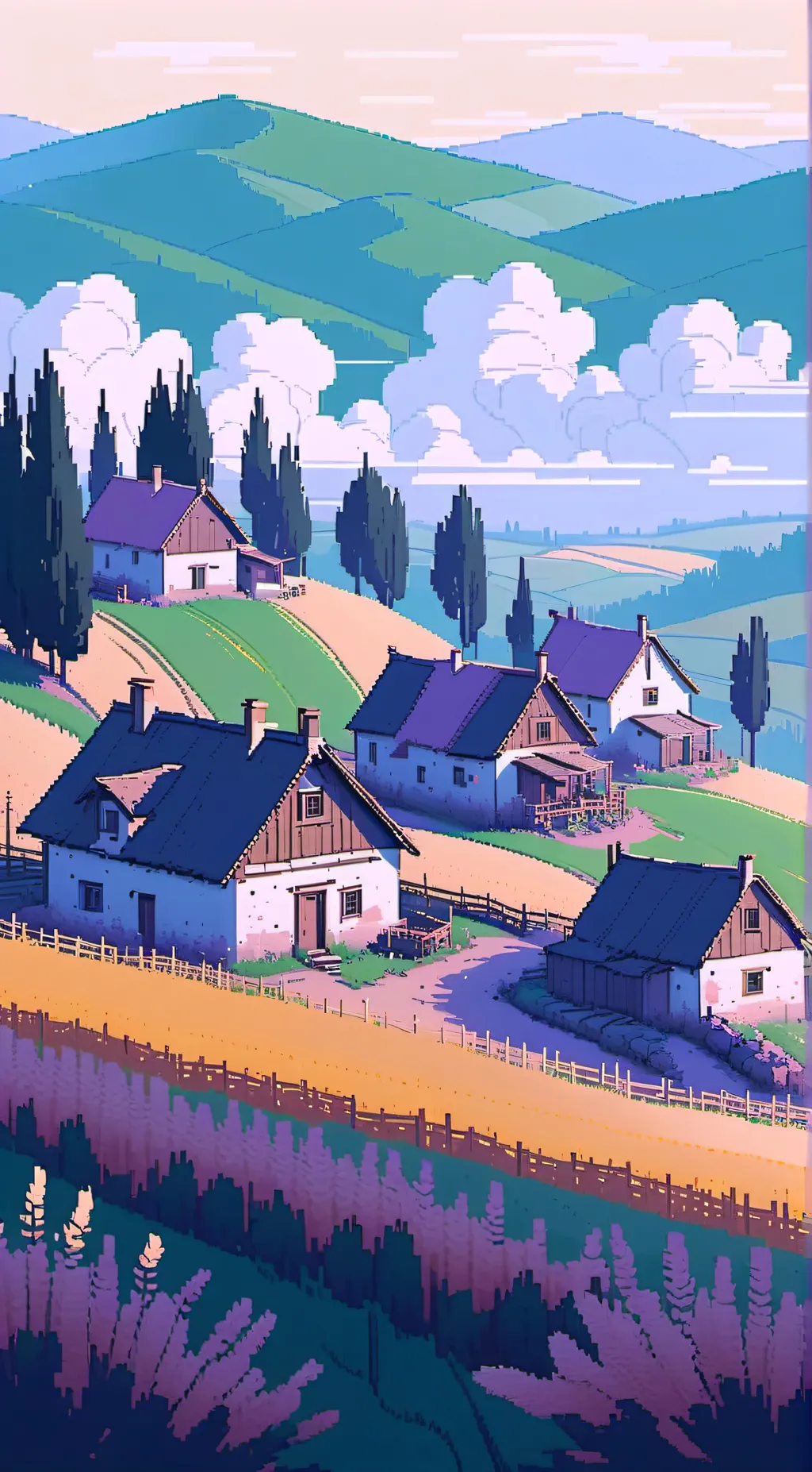 ai character: The farm background