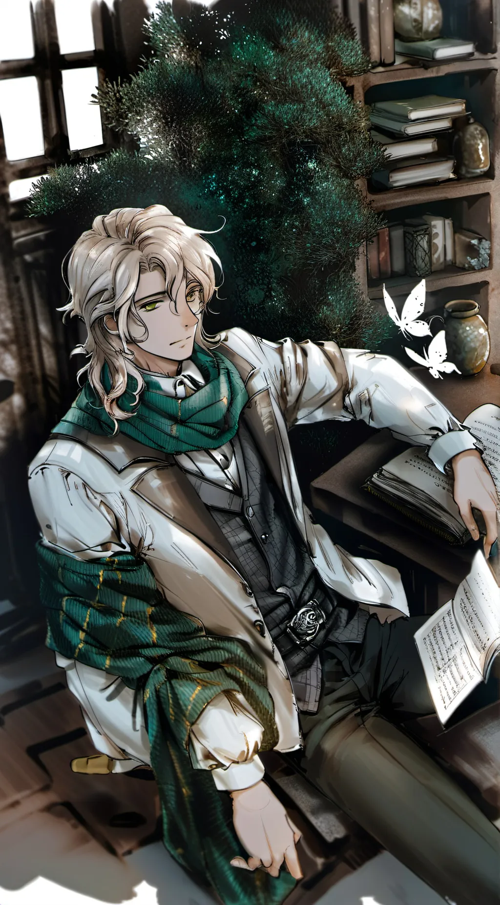 ai character: Harume Theos background