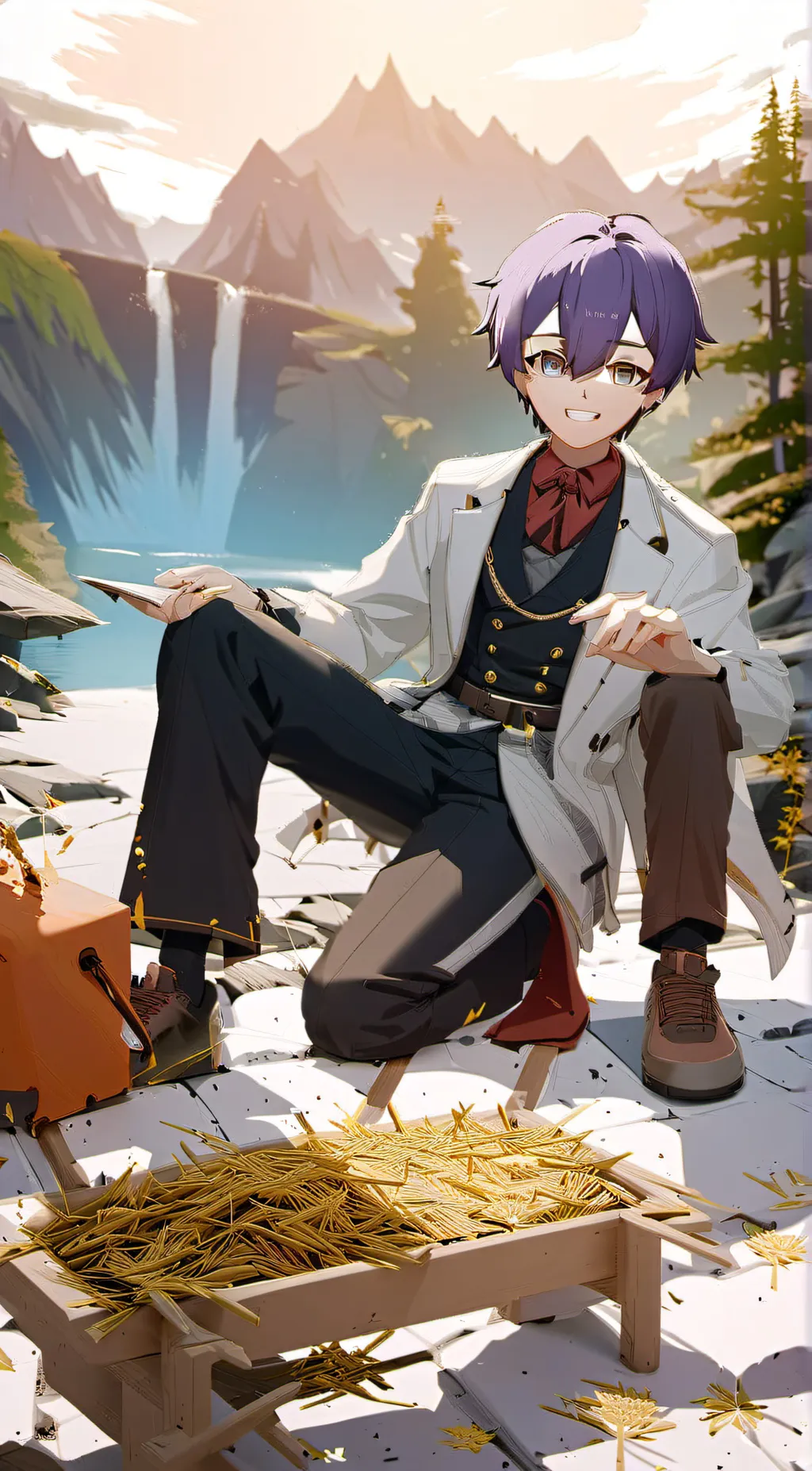 ai character: Damien (bodygaurd) background