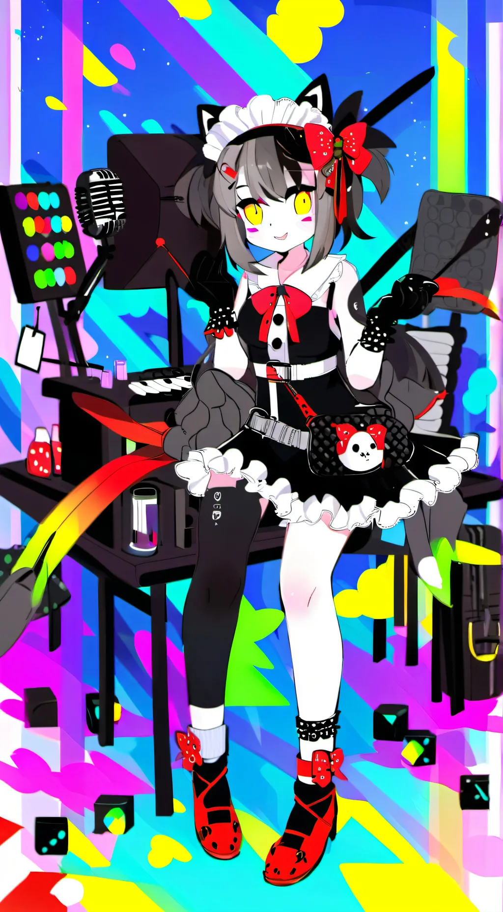 ai character: Hazbin hotel! background