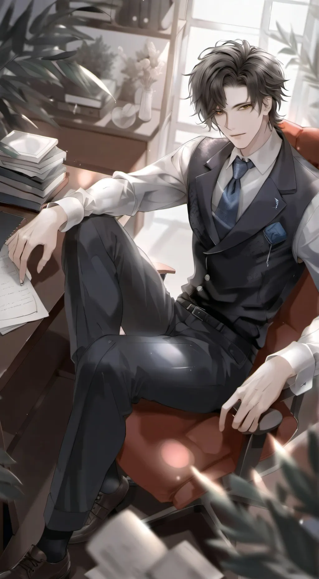 ai character: Allan background