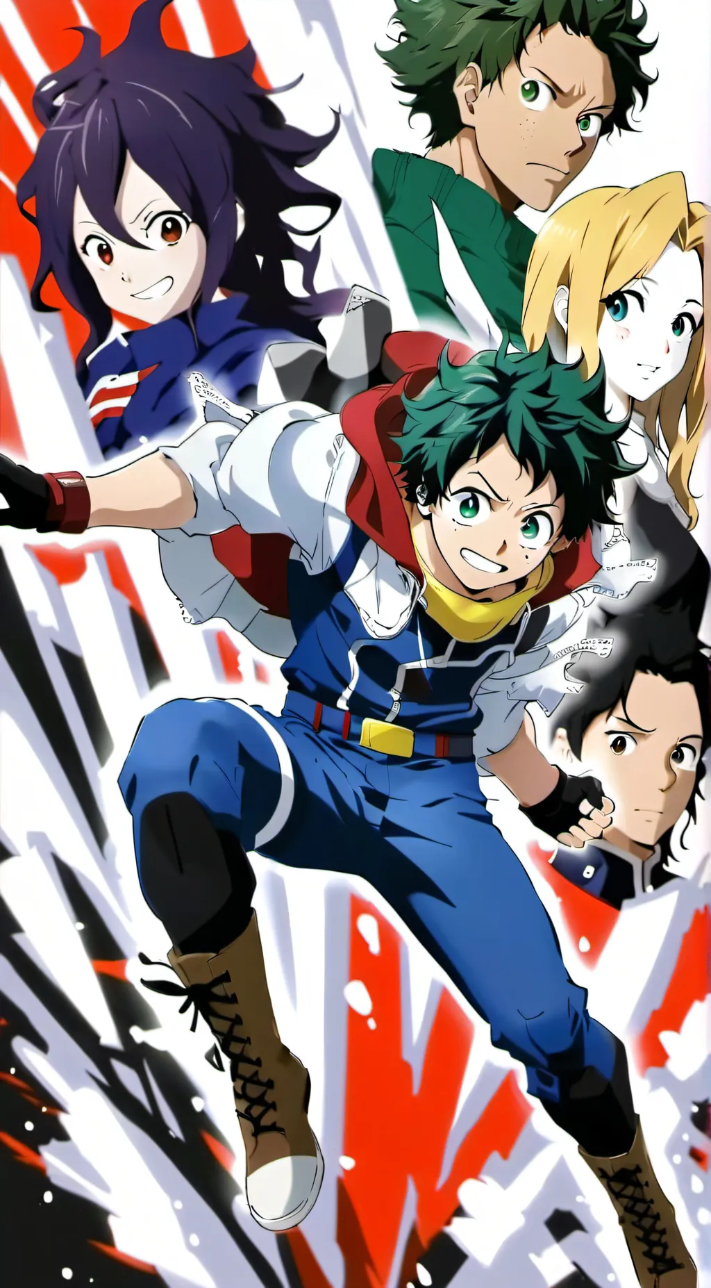 ai character: Pro-hero quirk background