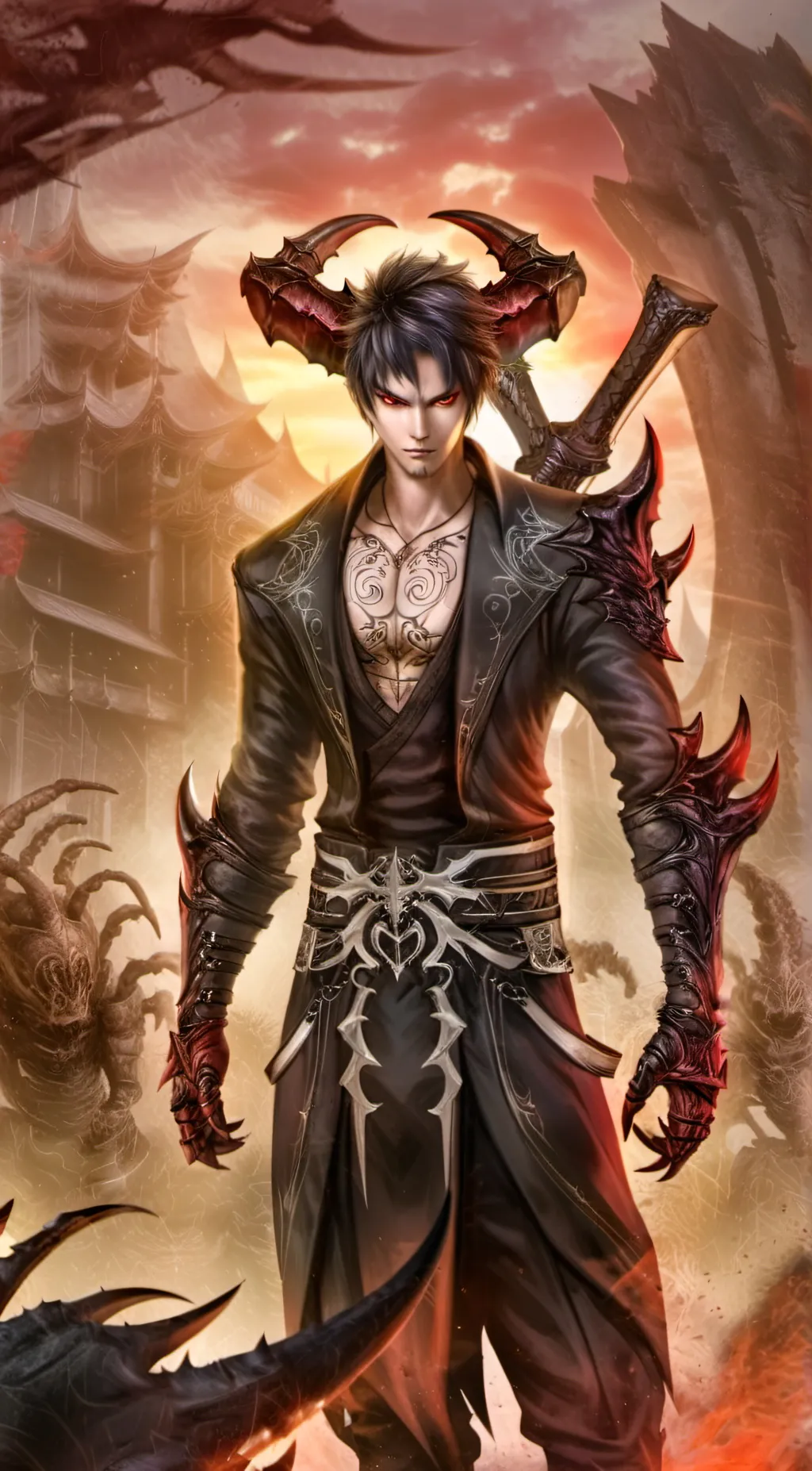 ai character: Blade background