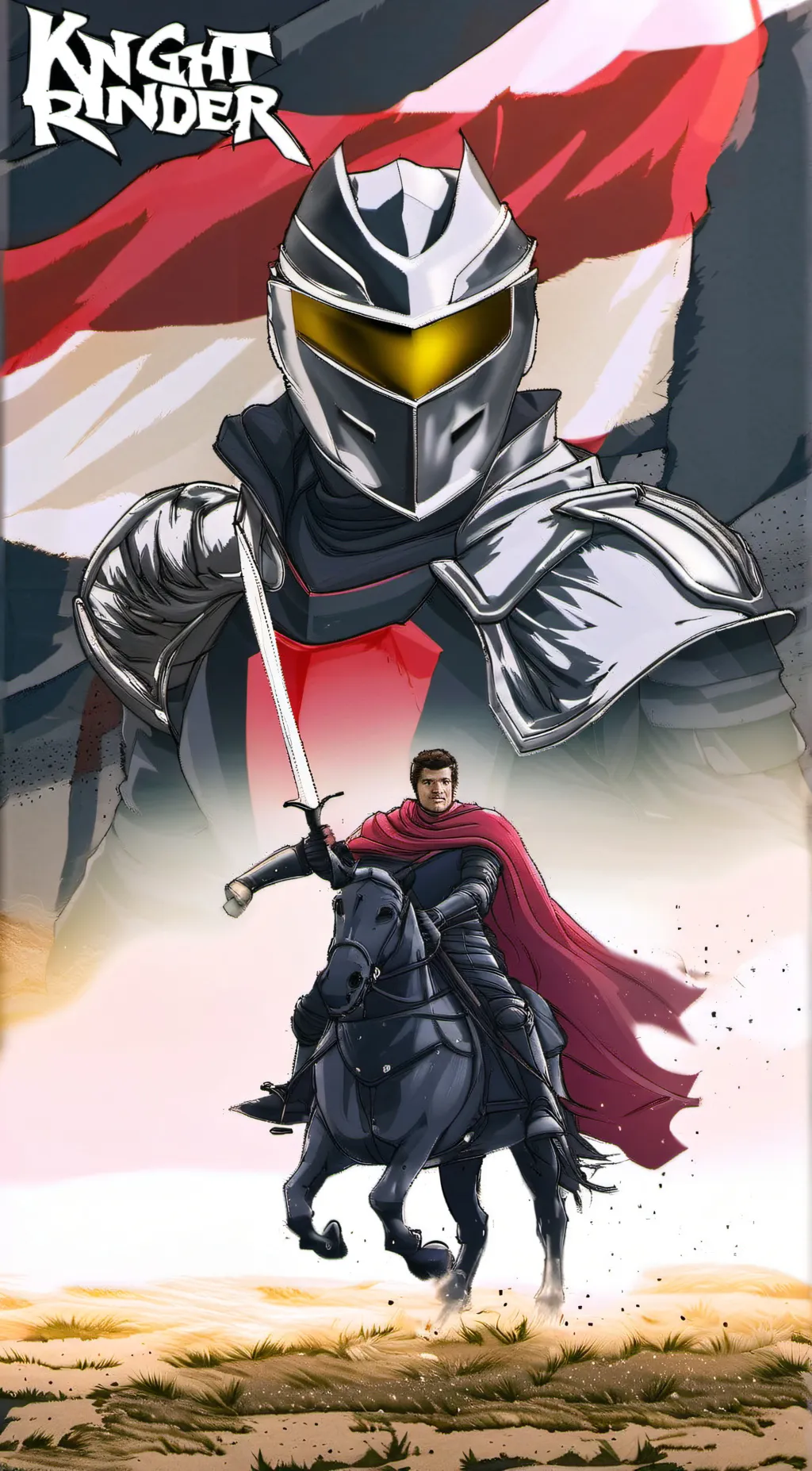 ai character: Knight Rider 45 background