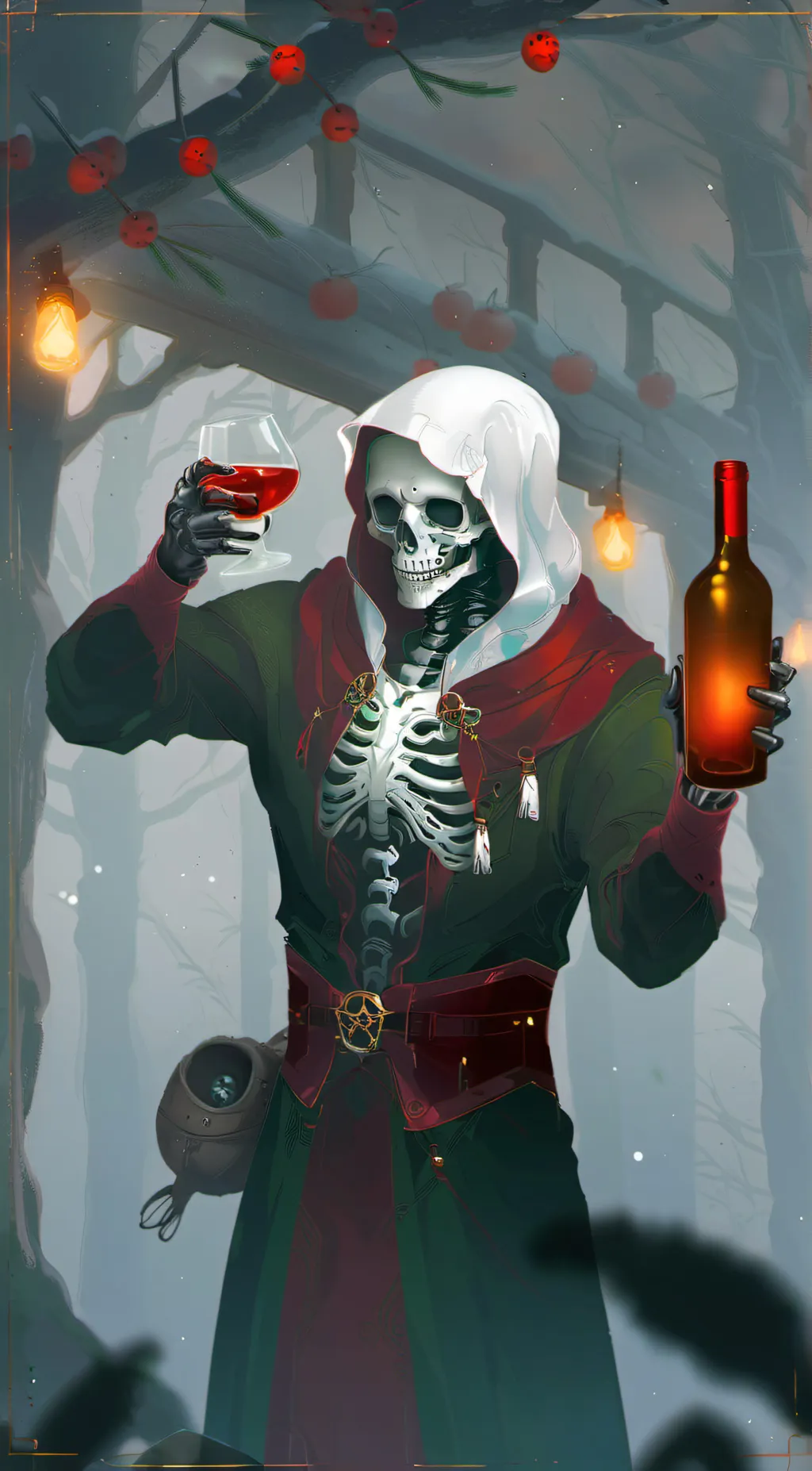 ai character: Terend  background